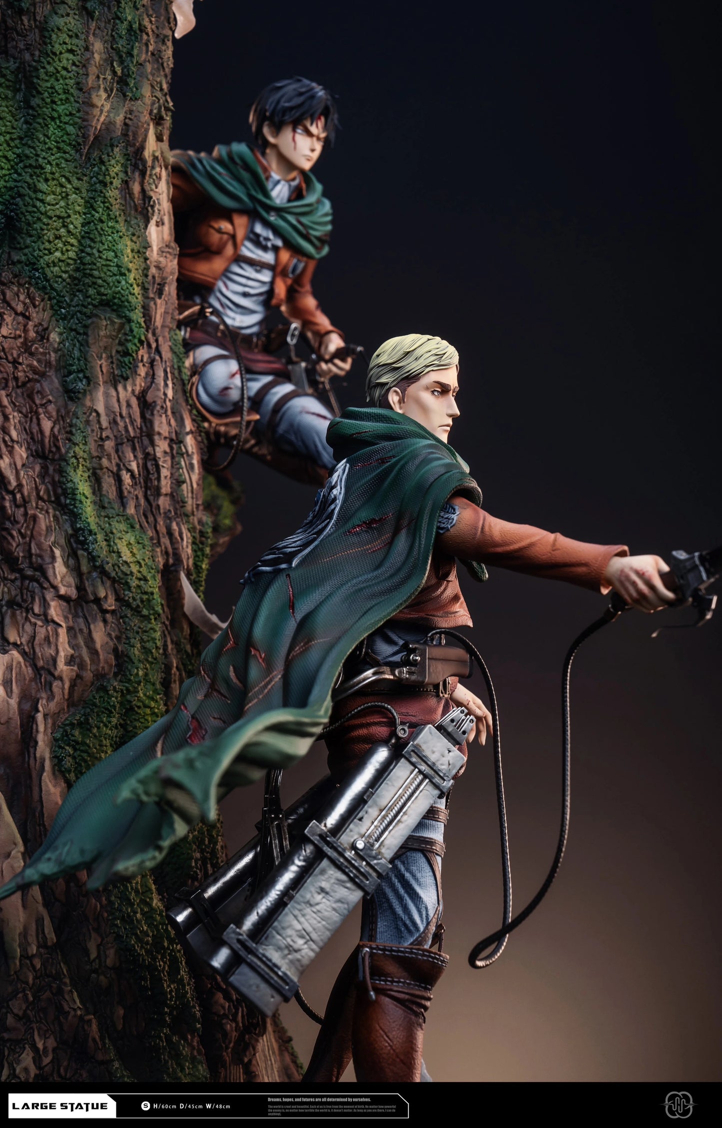 Preventa Resina Levi & Erwin Figura Attack On Titan Hertz Estudio