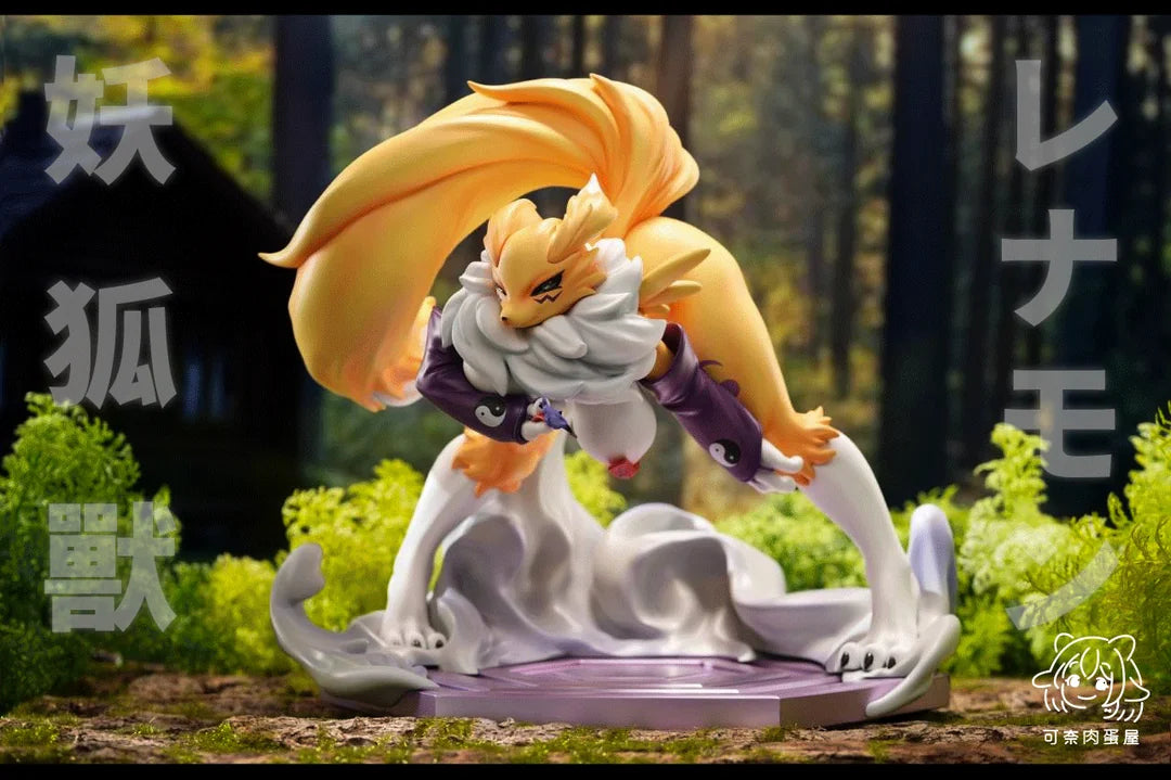 Preventa Resina Renamon Figura Digimon Ke Nai Rou Dan Wu Estudio
