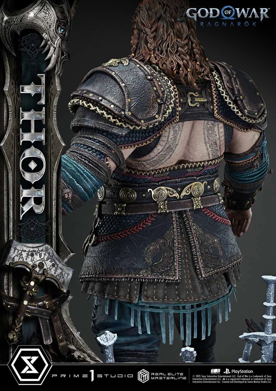 Preventa Resina Thor Deluxe Figura God of War: Ragnarok Prime 1 (Licencia) Estudio