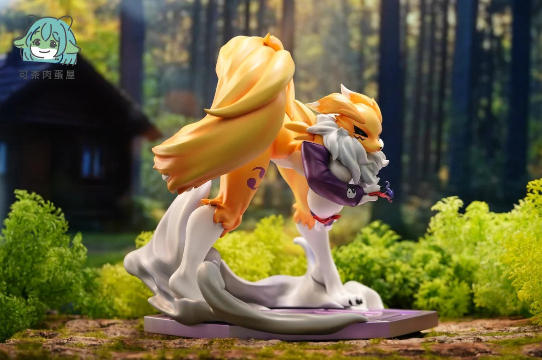 Preventa Resina Renamon Figura Digimon Ke Nai Rou Dan Wu Estudio
