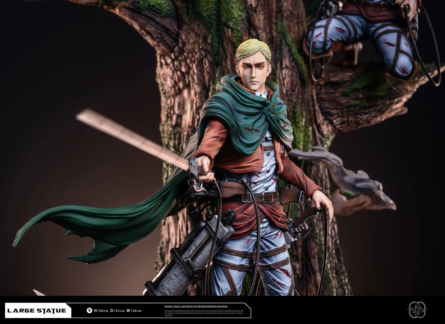 Preventa Resina Levi & Erwin Figura Attack On Titan Hertz Estudio