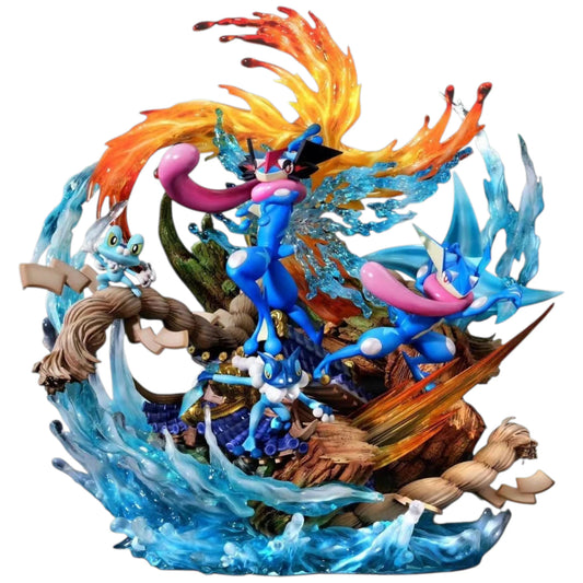 Preventa Resina Greninja Evolución Figura Pokemón 666 Estudio
