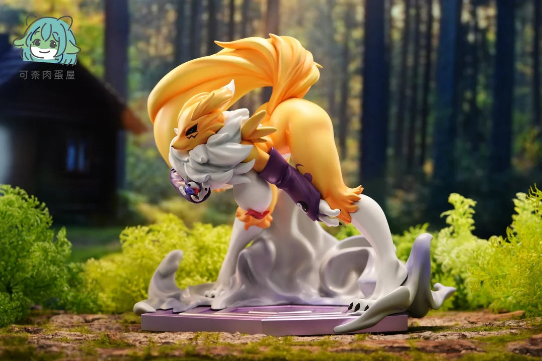 Preventa Resina Renamon Figura Digimon Ke Nai Rou Dan Wu Estudio