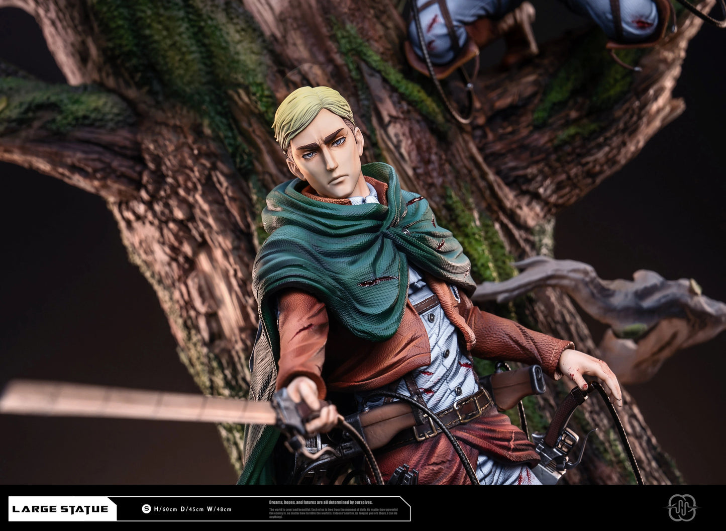Preventa Resina Levi & Erwin Figura Attack On Titan Hertz Estudio