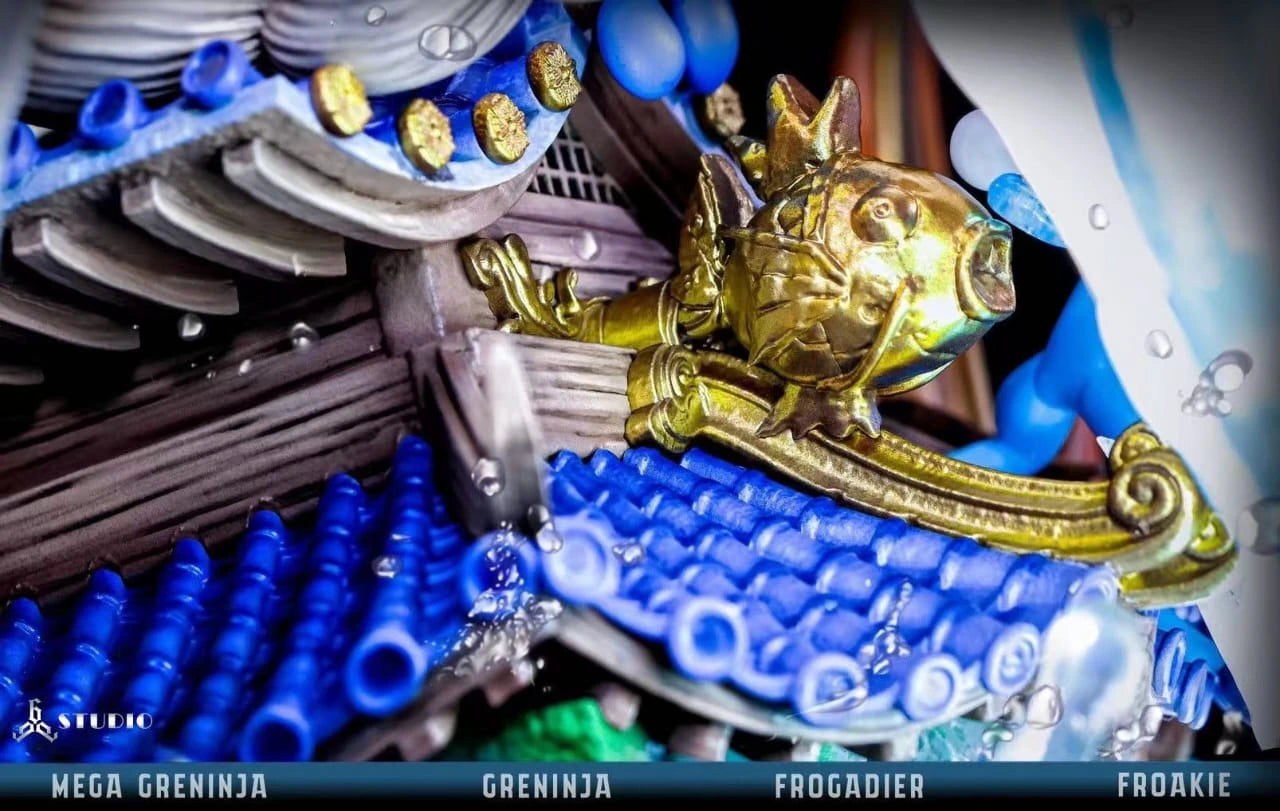 Preventa Resina Greninja Evolución Figura Pokemón 666 Estudio