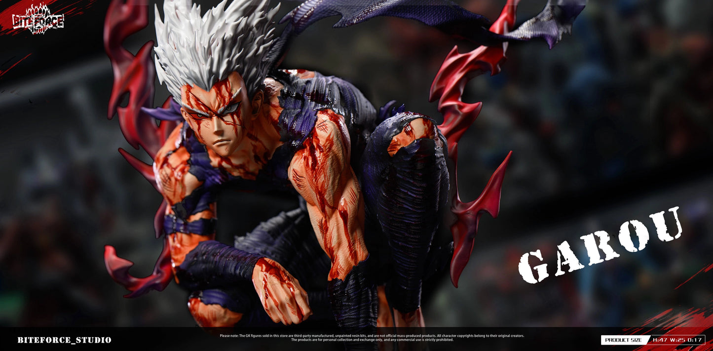 Preventa Resina Garou Figura One Punch Man BiteForce Estudio