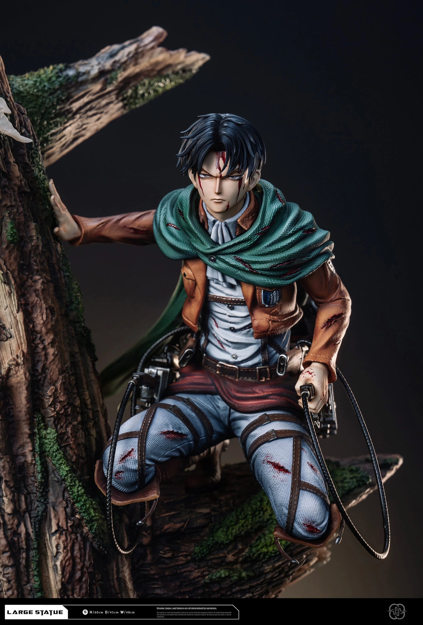 Preventa Resina Levi & Erwin Figura Attack On Titan Hertz Estudio