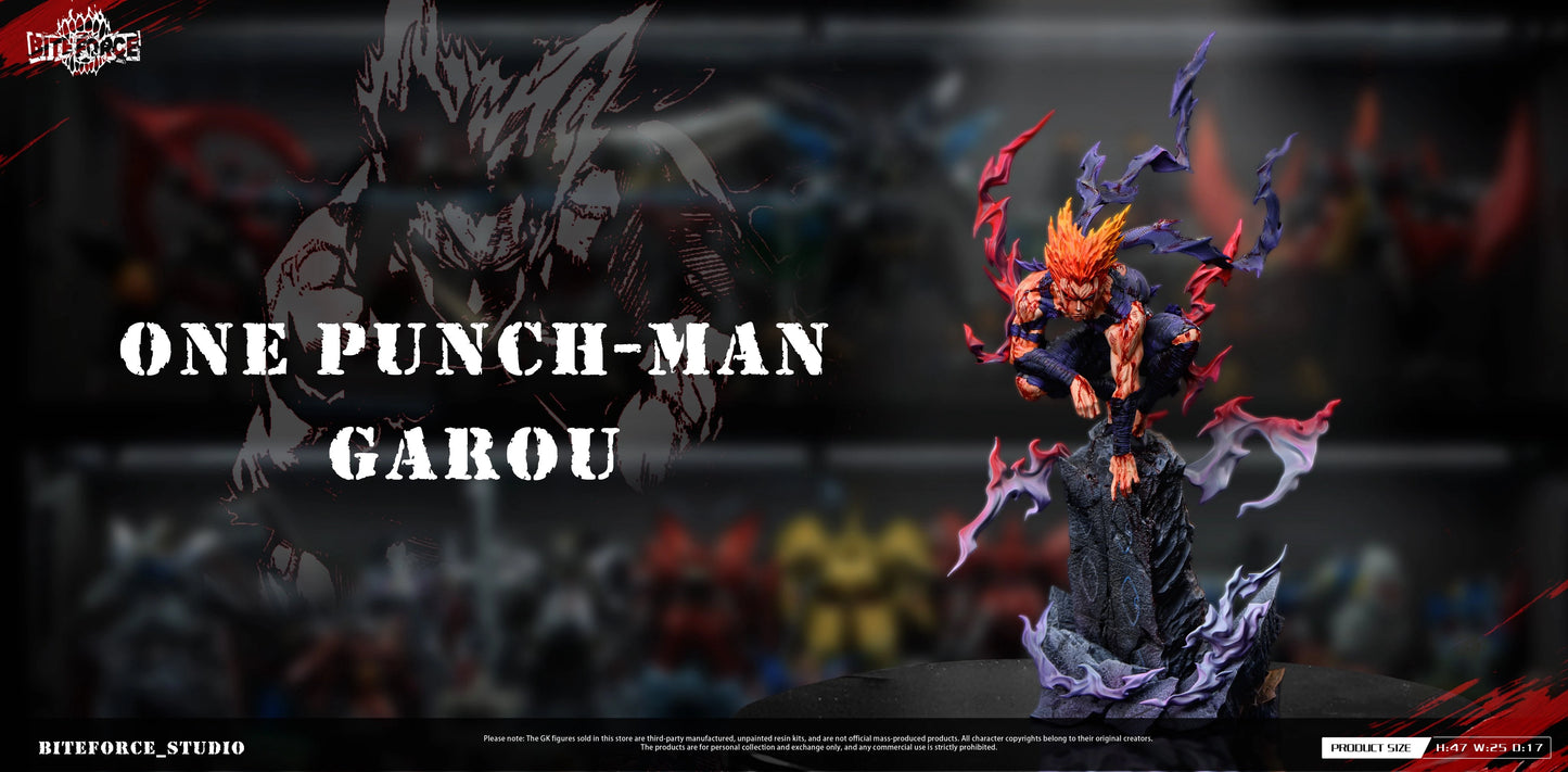 Preventa Resina Garou Figura One Punch Man BiteForce Estudio