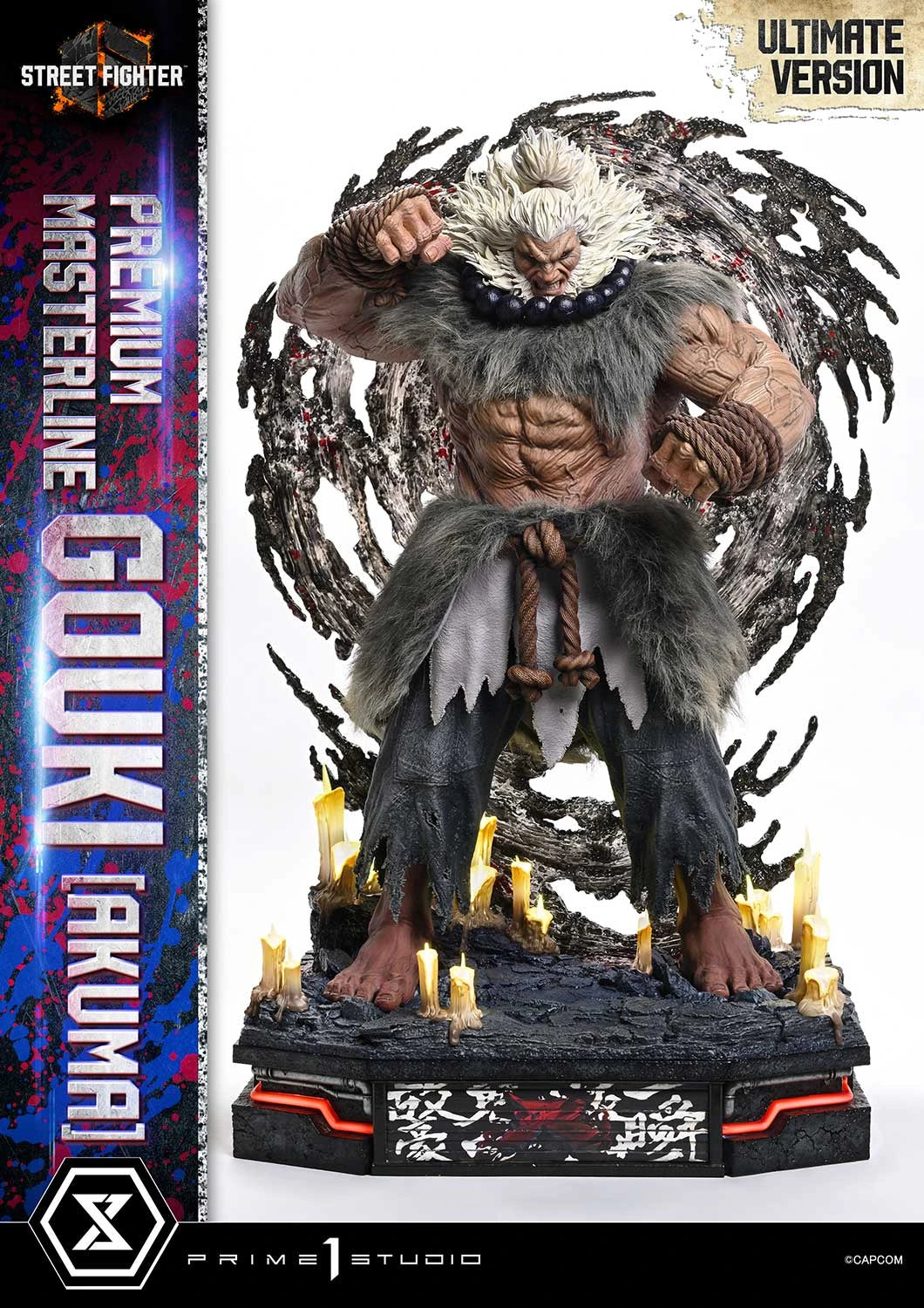 "Preventa Resina Akuma  Figura Street Fighter 6   Prime 1 (Licencia) Estudio"