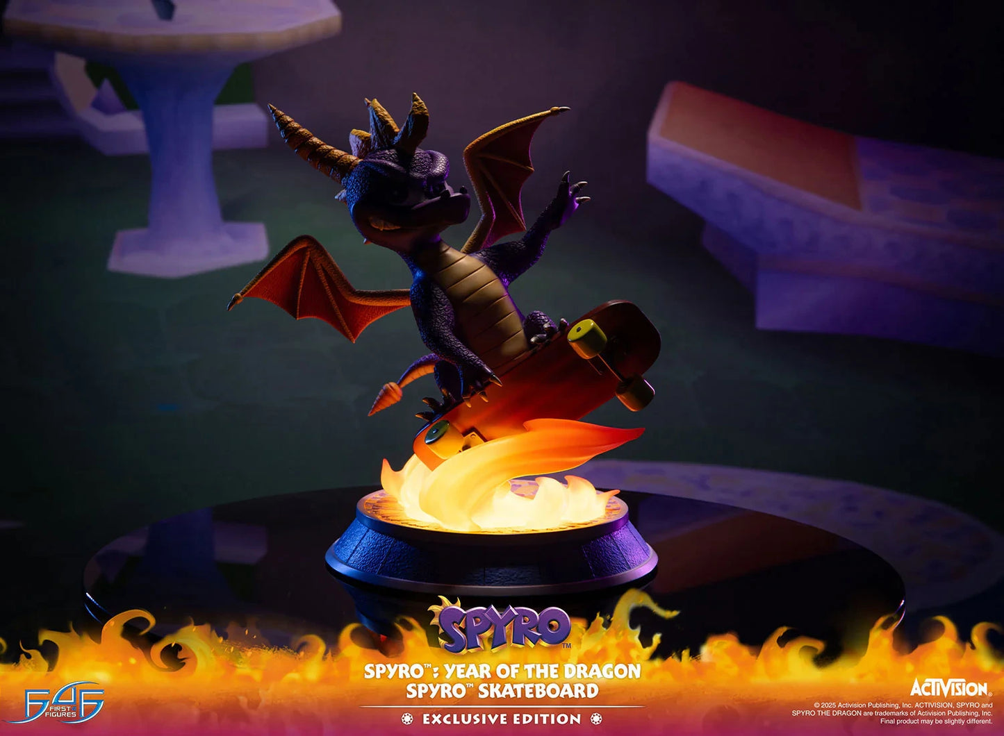 Preventa Resina Spyro Figura Spyro First 4 Figures (Licencia) Estudio