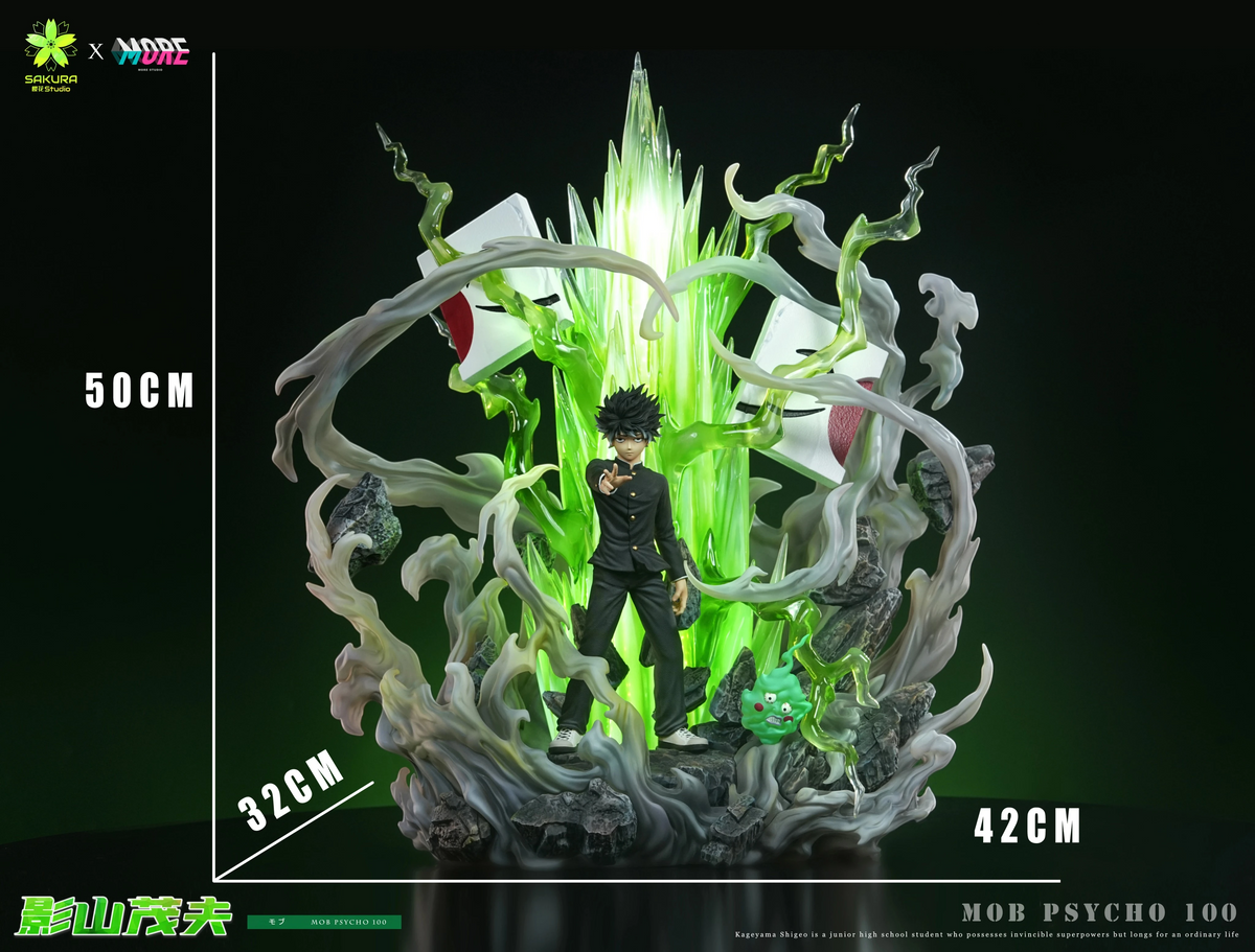 Preventa Resina Shigeo Kageyama Figura Mob Psycho 100 Sakura x More Estudio