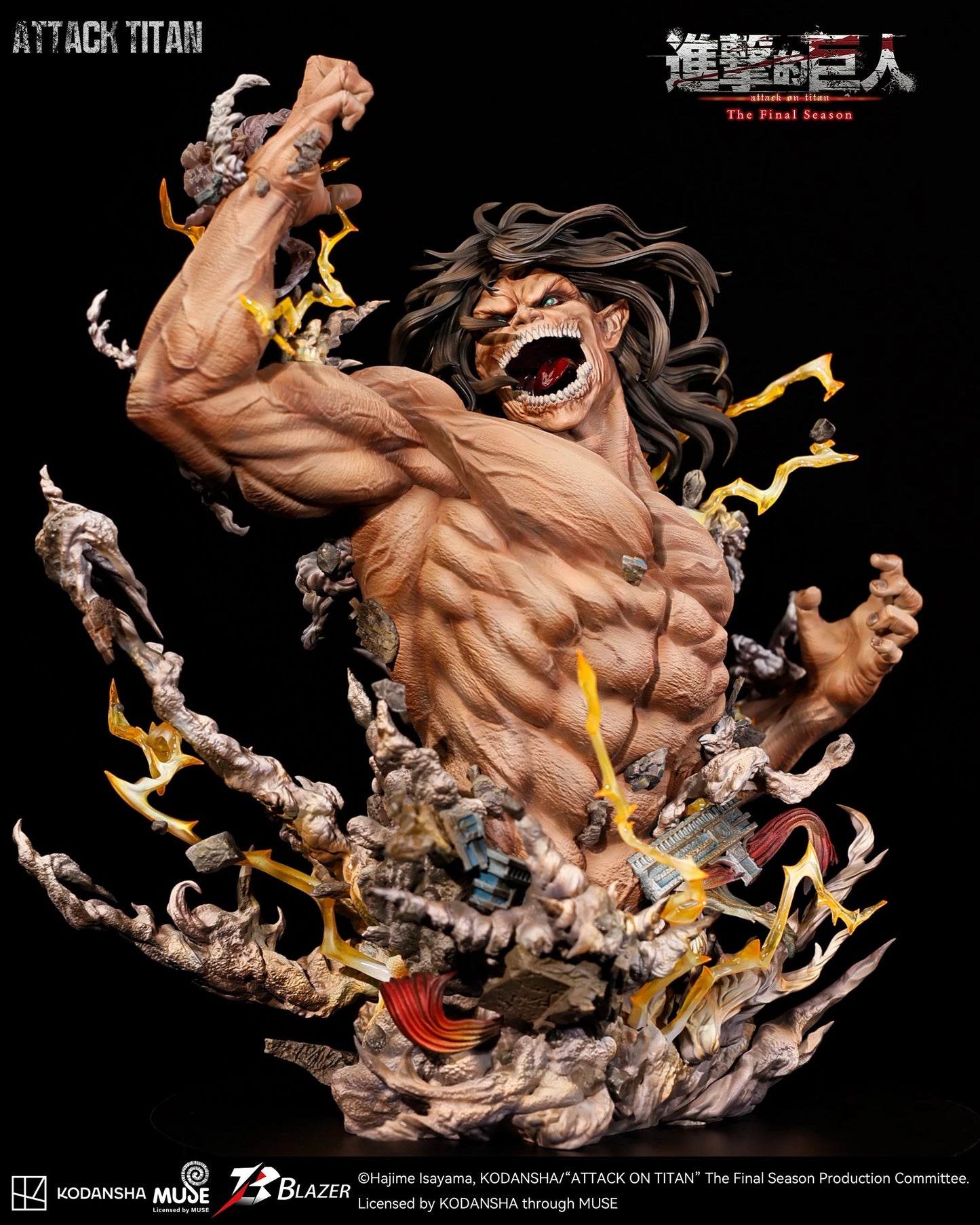 Preventa Resina Titan de Ataque Figura Attack On Titan Blazer Estudio