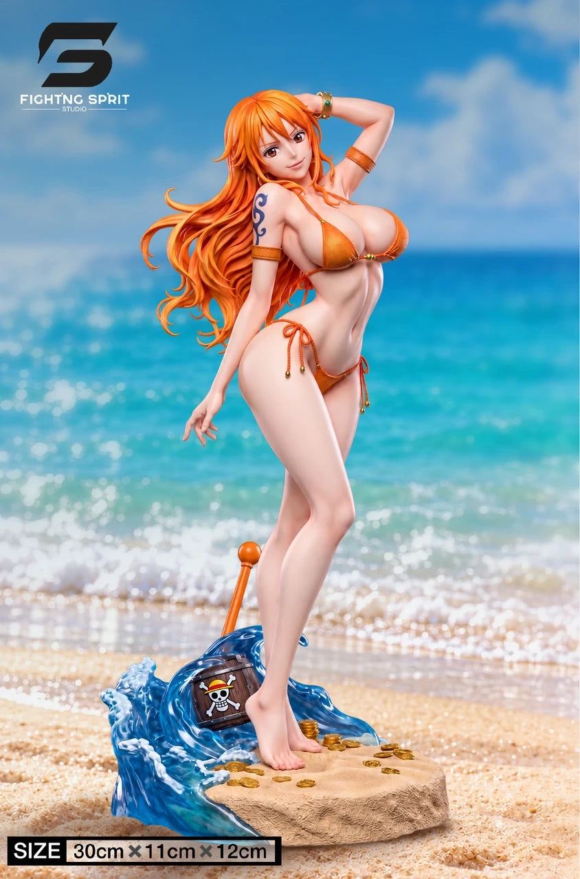 Preventa Resina Nami Figura One Piece 1/6 Fighting Sprit Estudio
