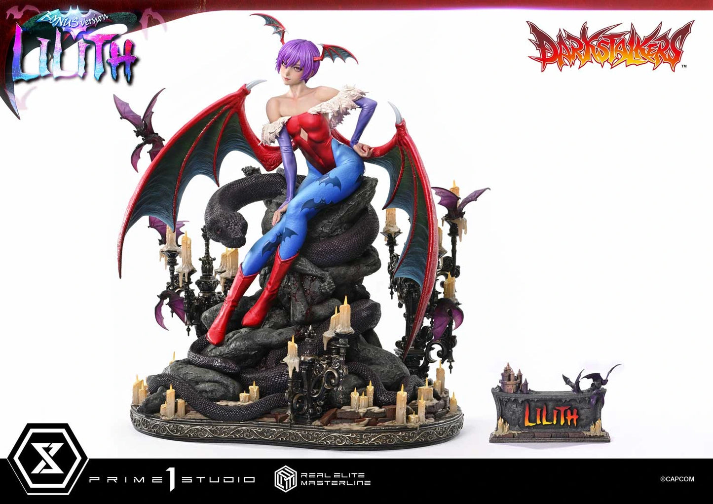 Preventa Resina Lilith  Figura Darkstalkers  Prime 1 (Licencia) Estudio