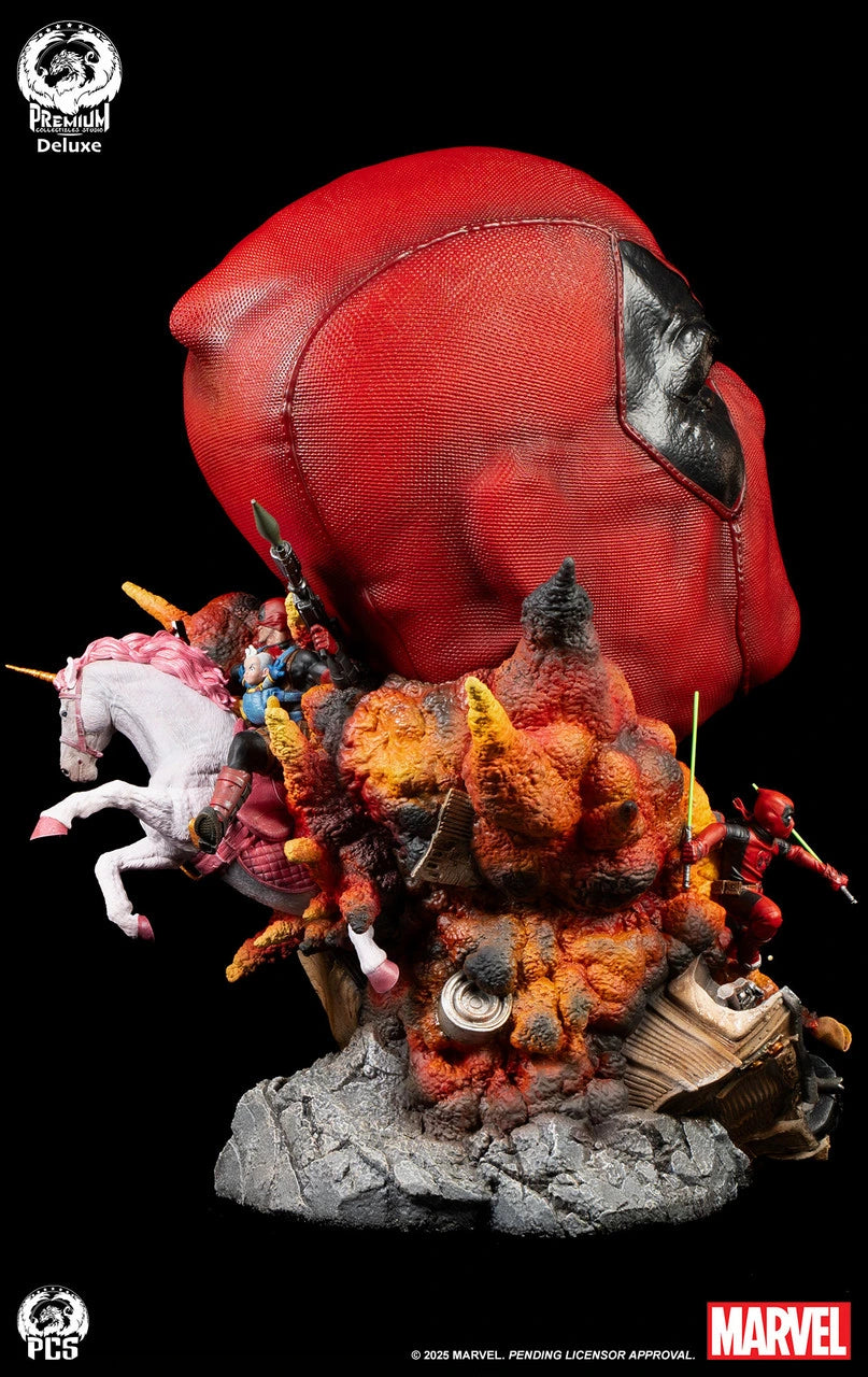 Preventa Resina Deadpool Figura Deadpool Premium Collectibles (Licencia) Estudio