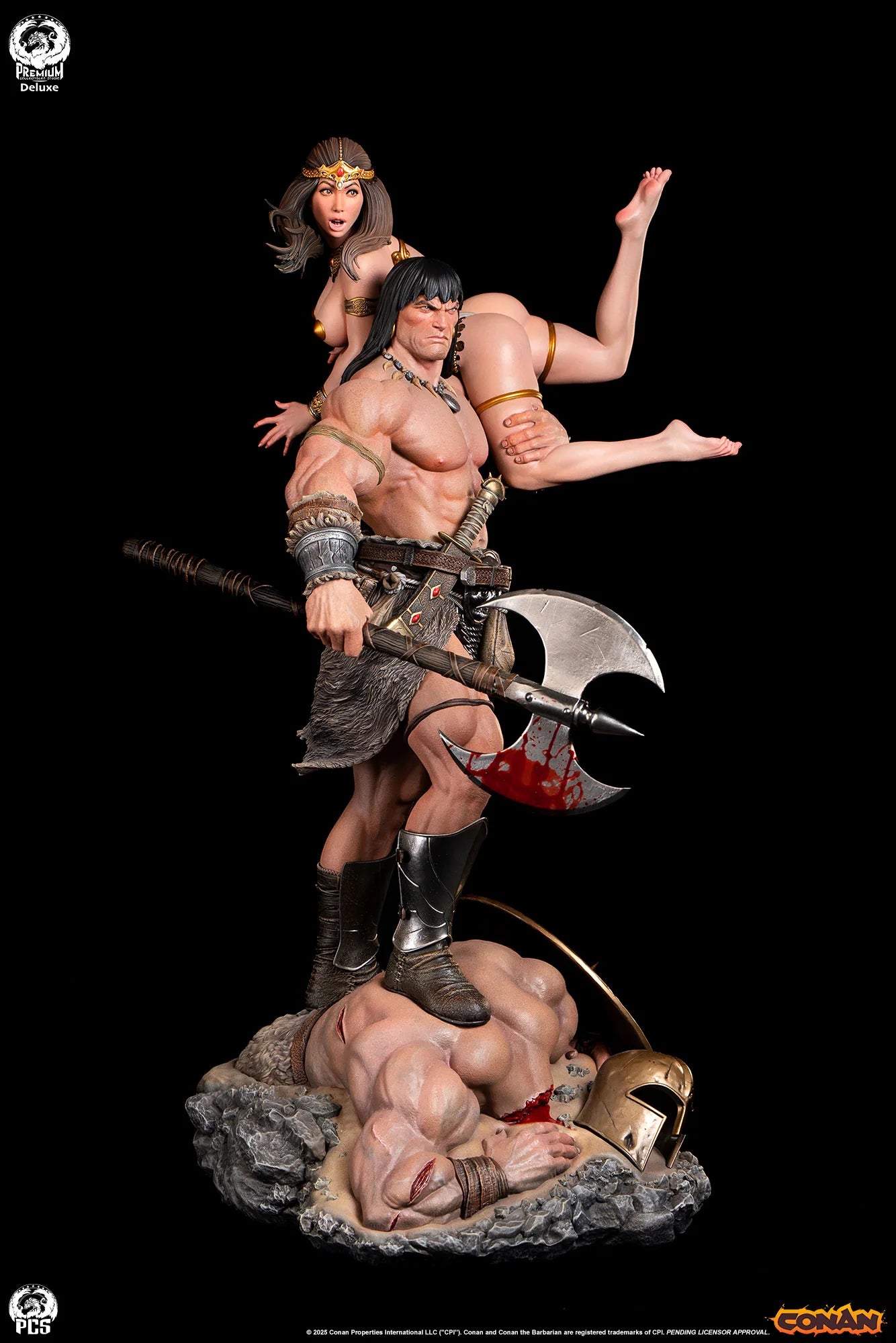 Preventa Resina Conan Figura Conan el Bárbaro PCS (Licencia) Estudio