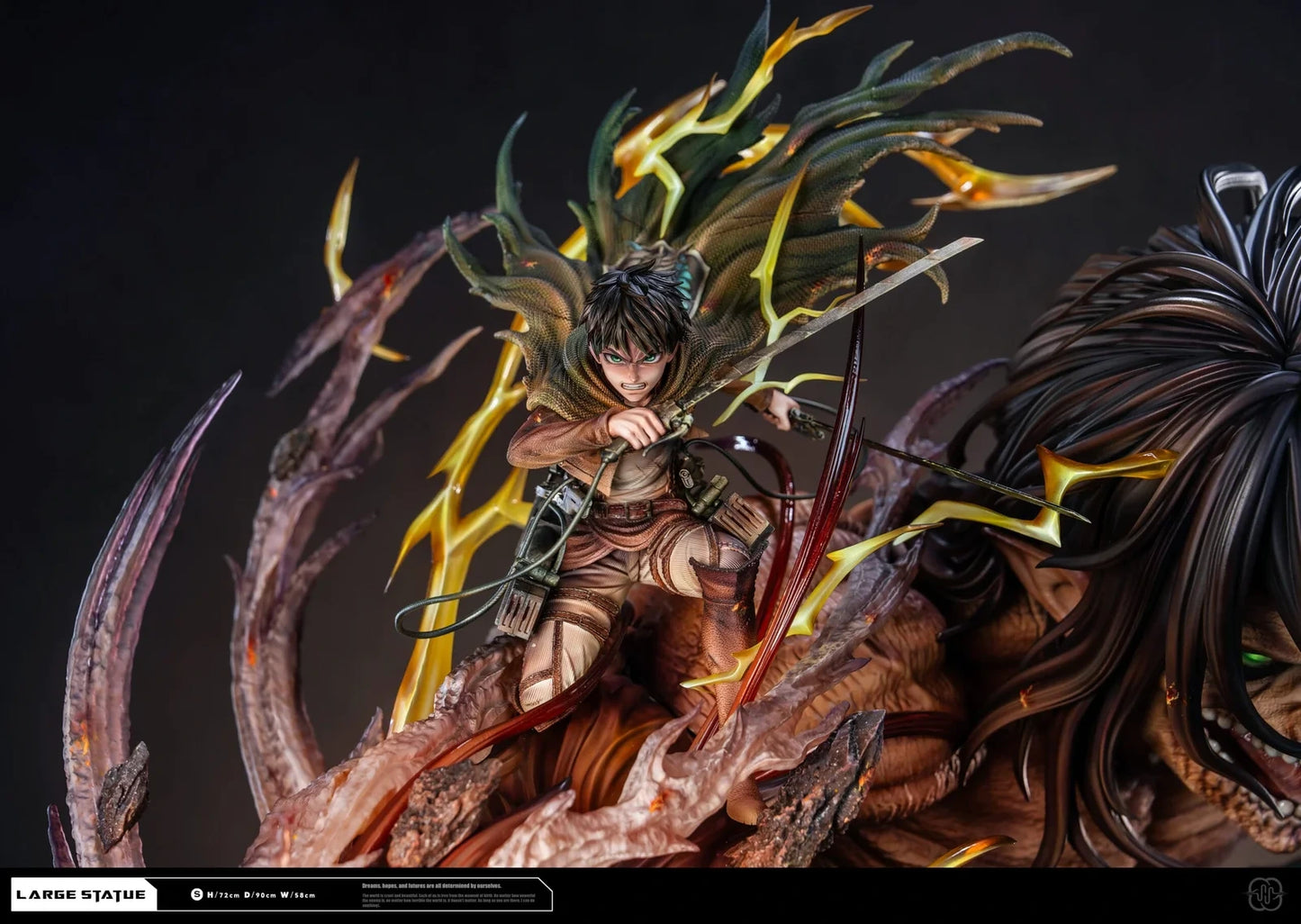 Preventa Resina Titan de Ataque & Titan Femenino Figura Attack On Titan  Hertz  Estudio