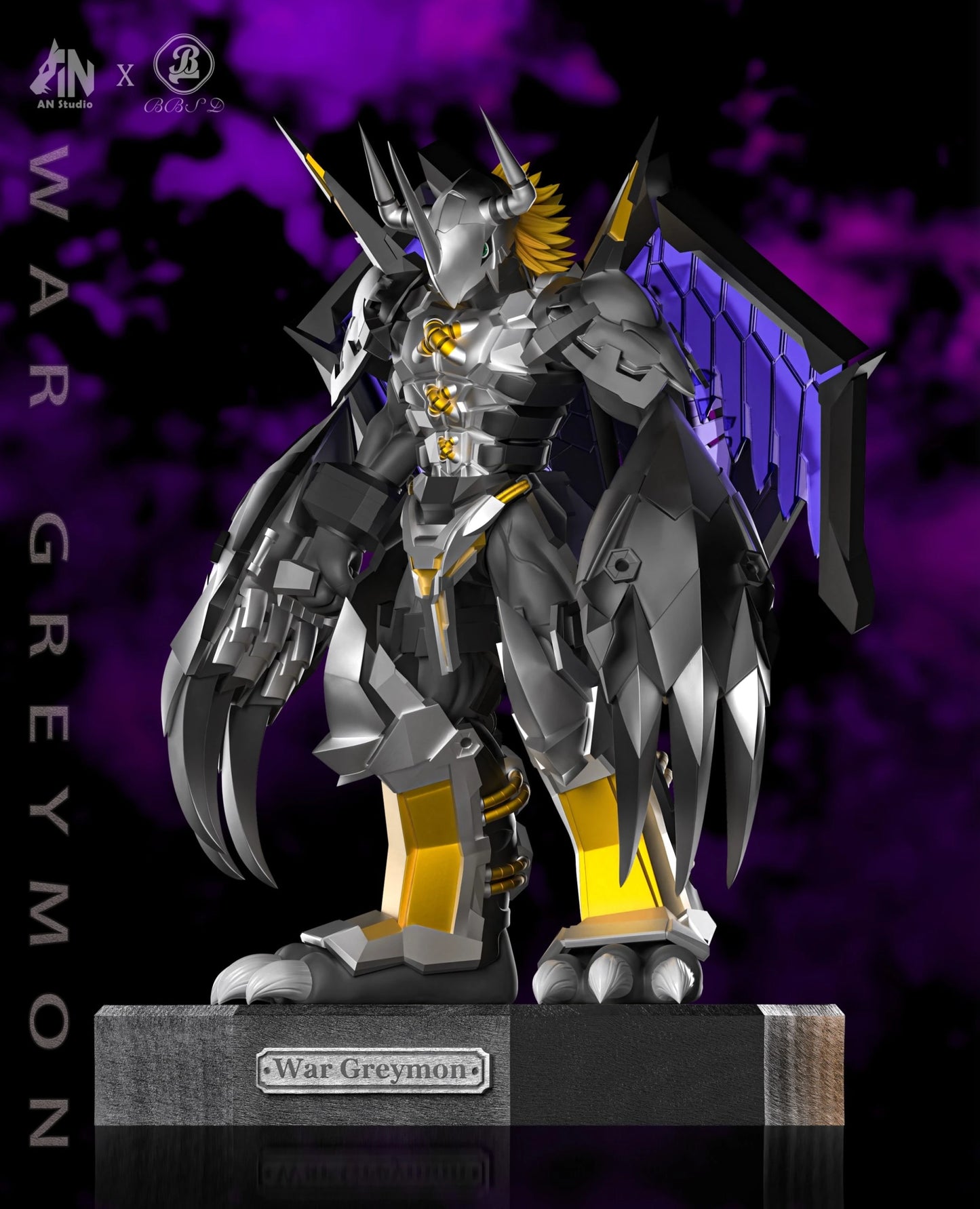 Preventa Resina War Greymon Figura Digimon Adventure AN & BBSD  Estudio
