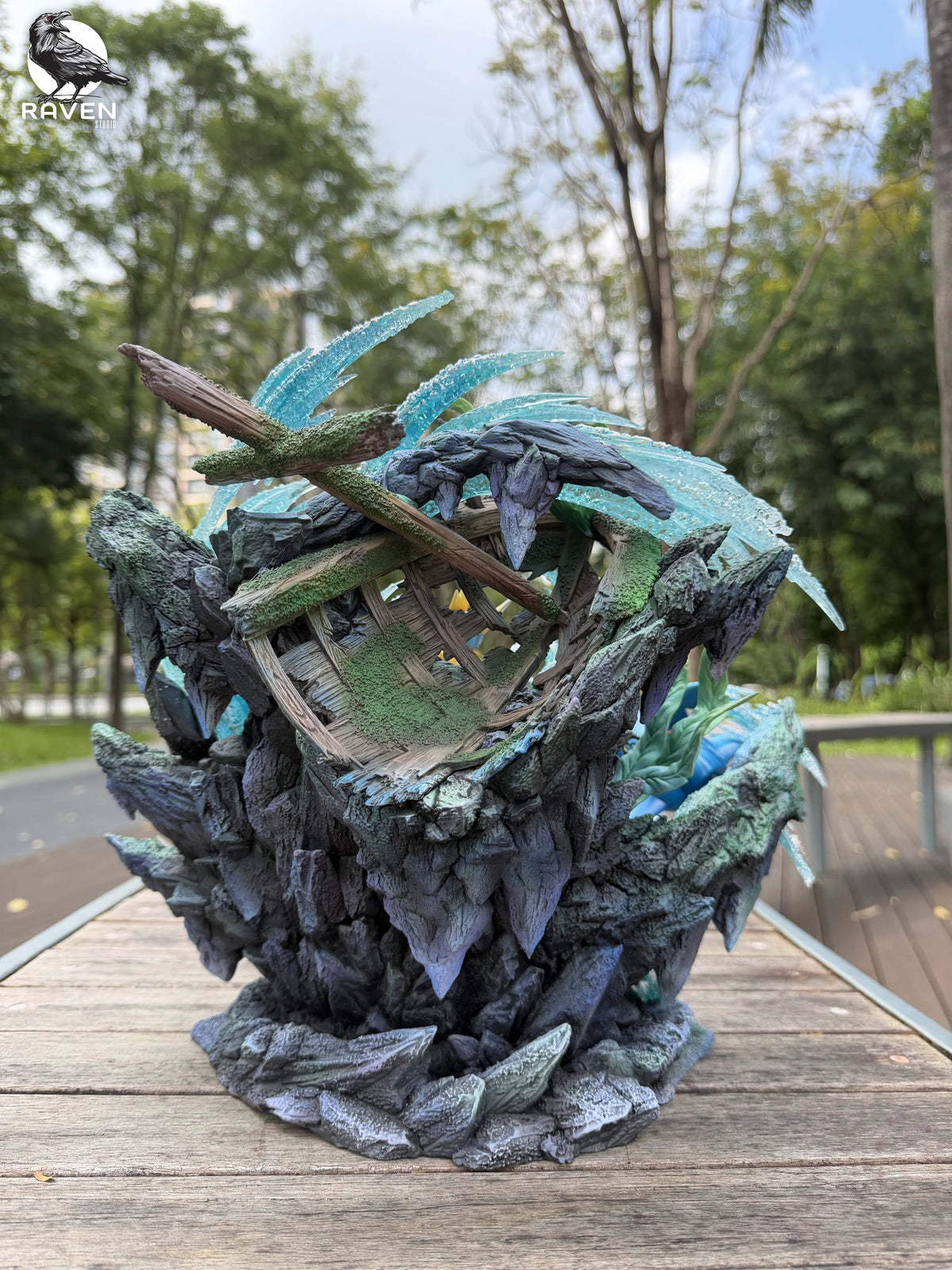 Preventa Resina Sharpedo Evolution Figura Pokemón 1/6 Raven Estudio