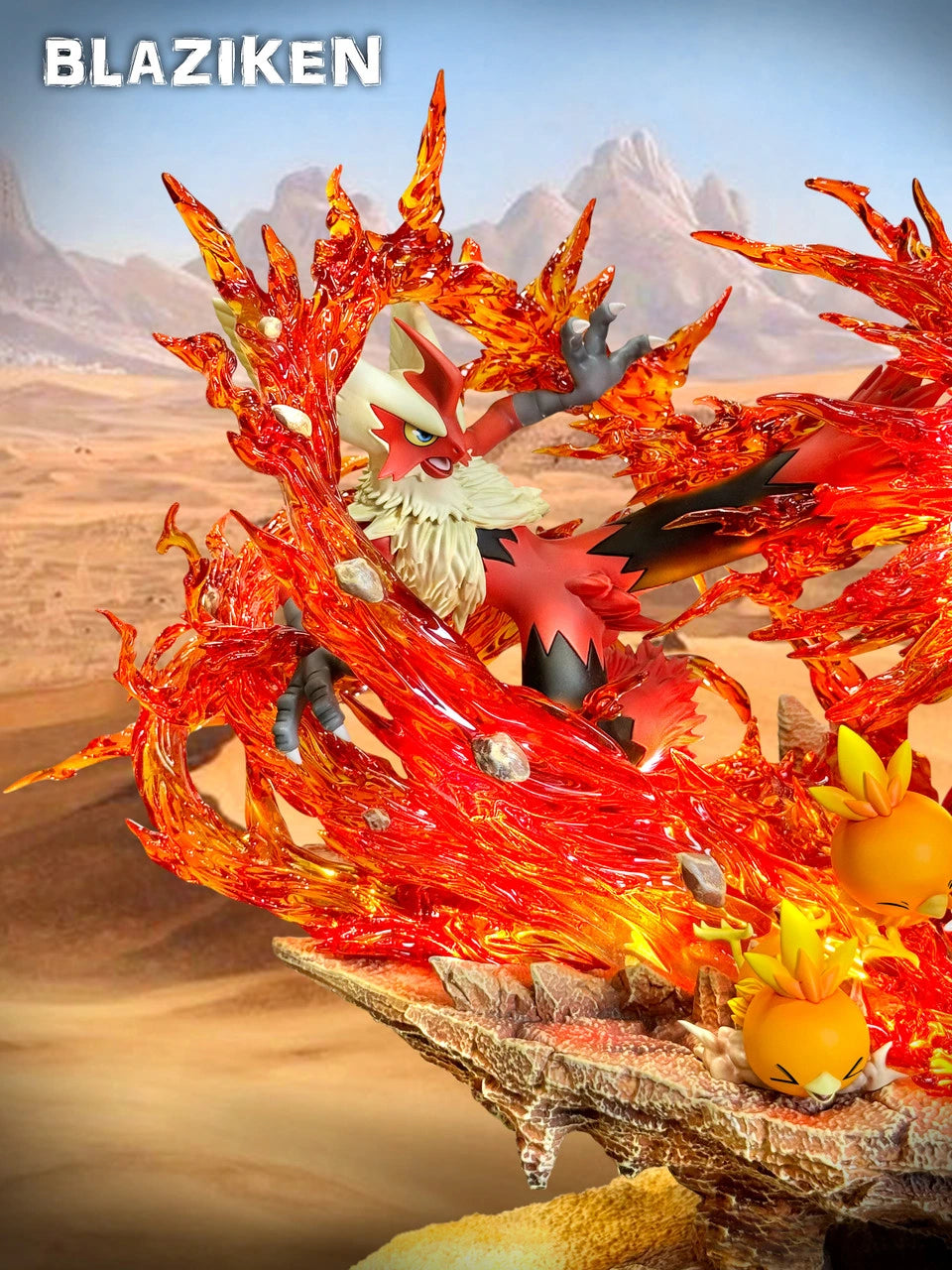 Preventa Resina Blaziken Figura Pokemón PPAP  Estudio