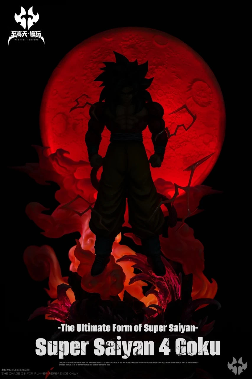 Preventa Resina Goku SSJ4 Figura Dragon Ball 1/6, 1/4 The High Heavens Estudio
