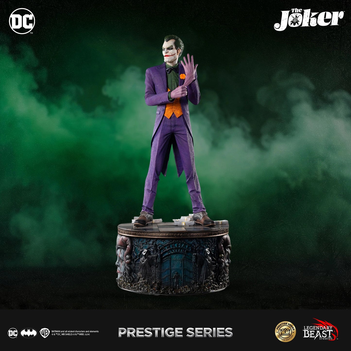 Preventa Resina Joker Figura DC Comics Legendary Beast (Licencia) Estudio