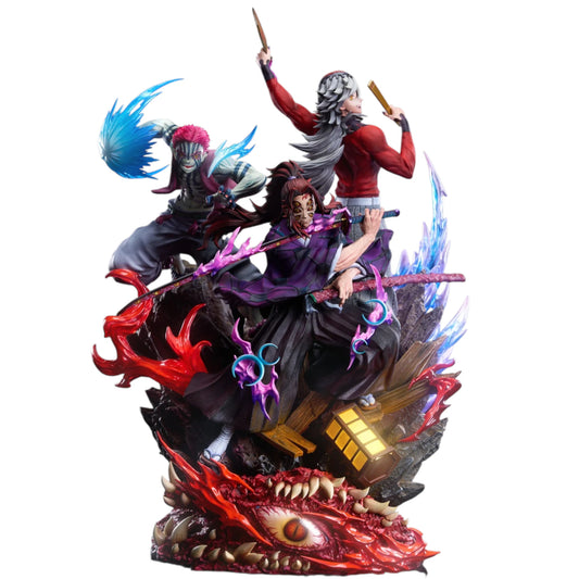 Preventa Resina Kokushibo, Akaza & Douma Figura Demon Slayer Food Chain Estudio