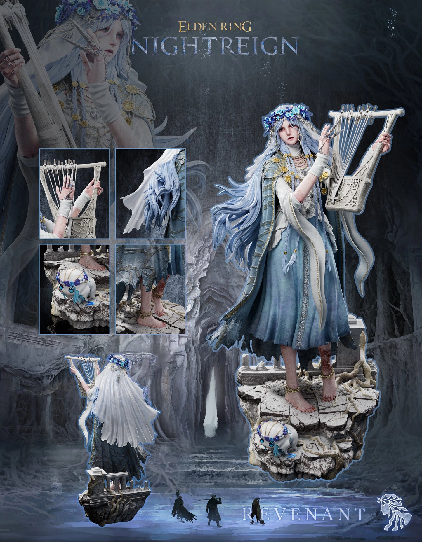 Preventa Resina Revenant Figura Elden Ring Ashes  Estudio