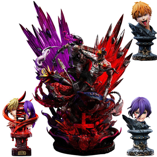 Preventa Resina Denji vs Reze Figura Chainsaw Man Big Feeler Estudio