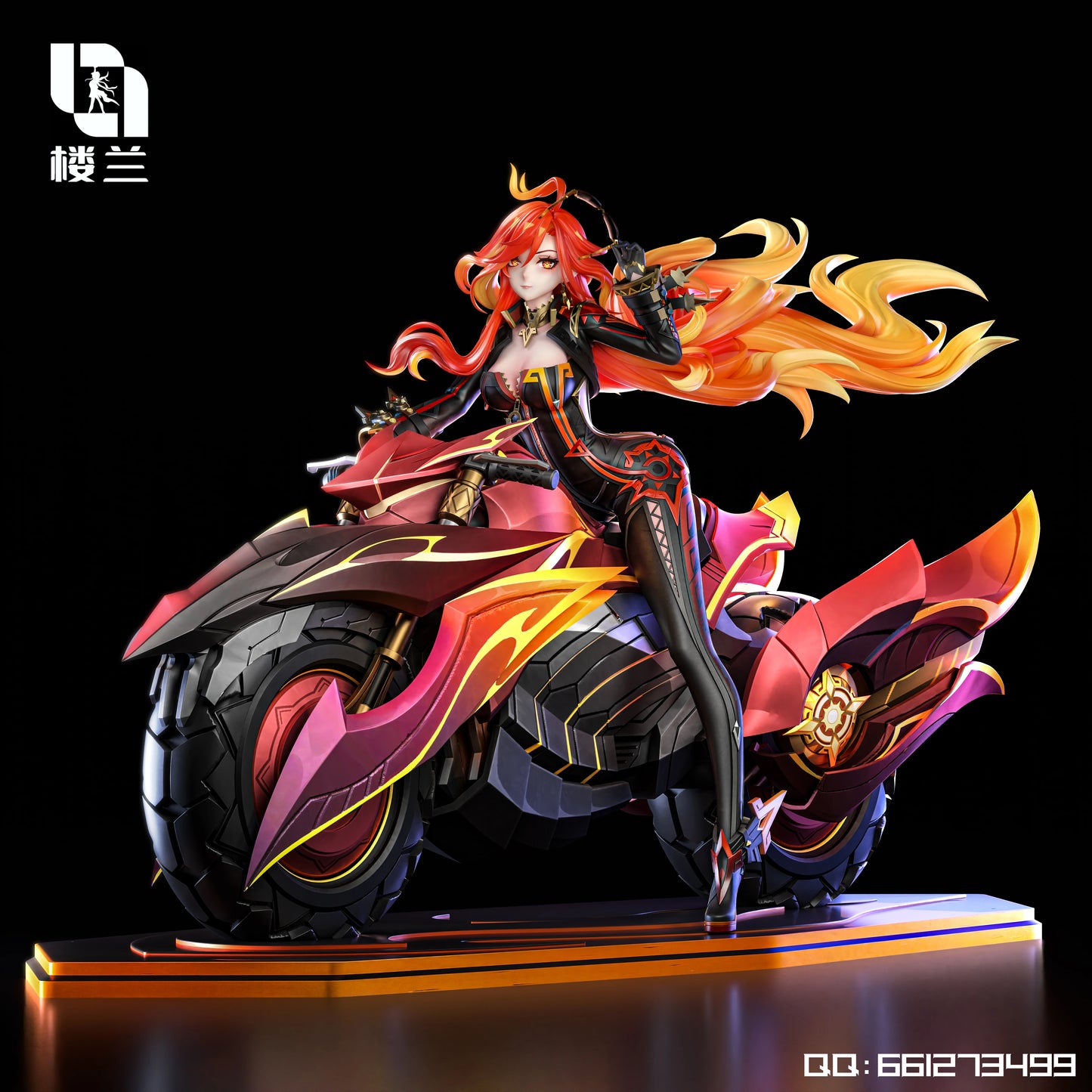 Preventa Resina Mavuika Figura Genshin Impact Lou Lan Estudio