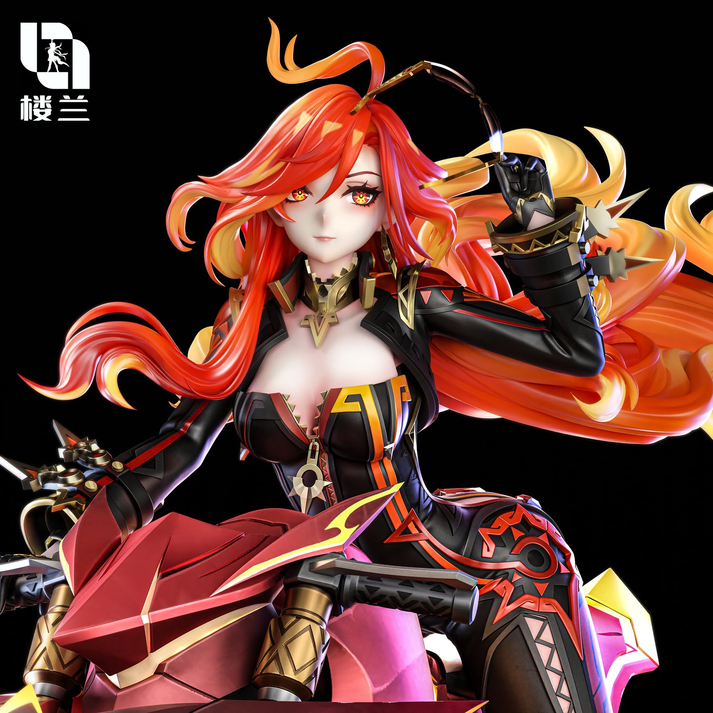 Preventa Resina Mavuika Figura Genshin Impact Lou Lan Estudio