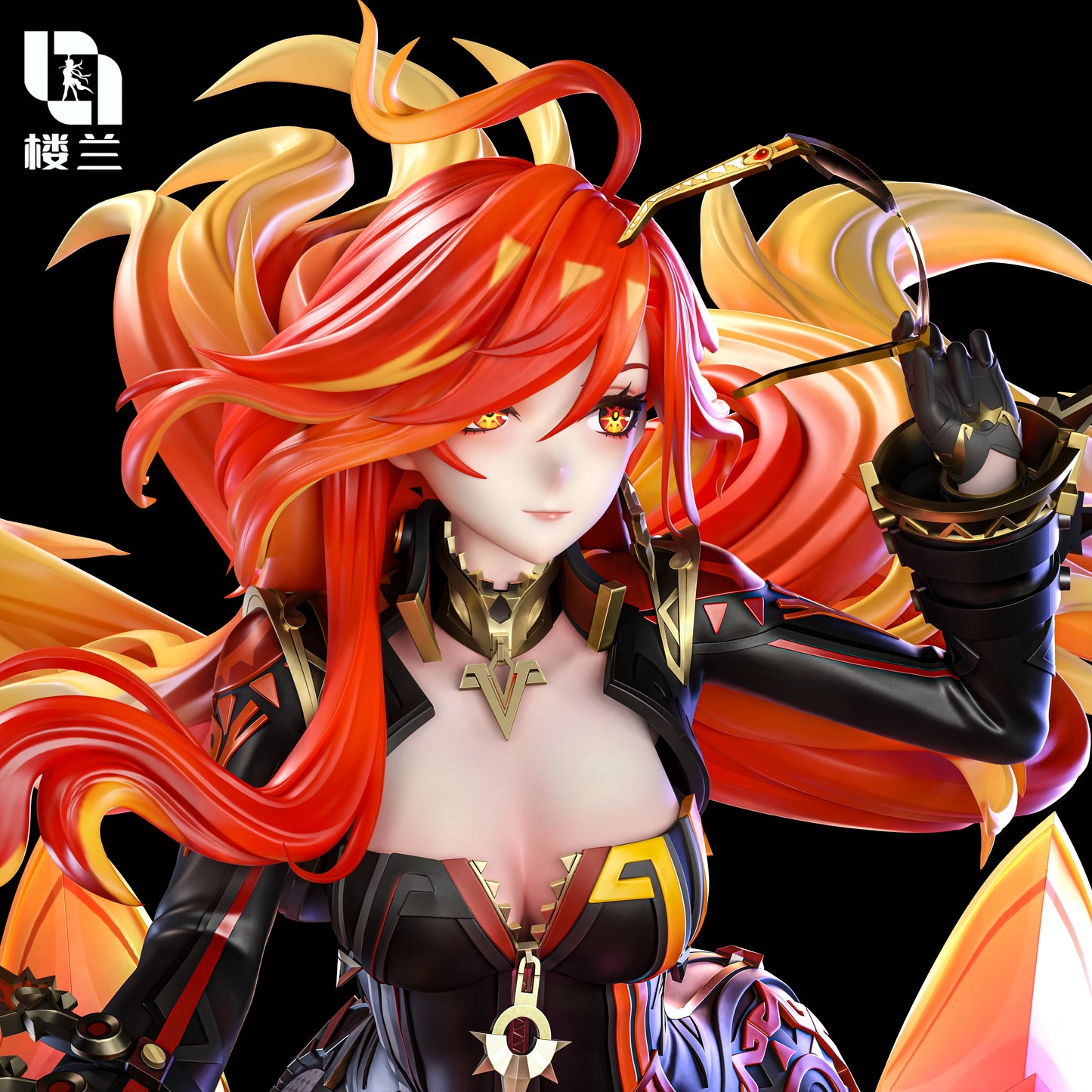 Preventa Resina Mavuika Figura Genshin Impact Lou Lan Estudio
