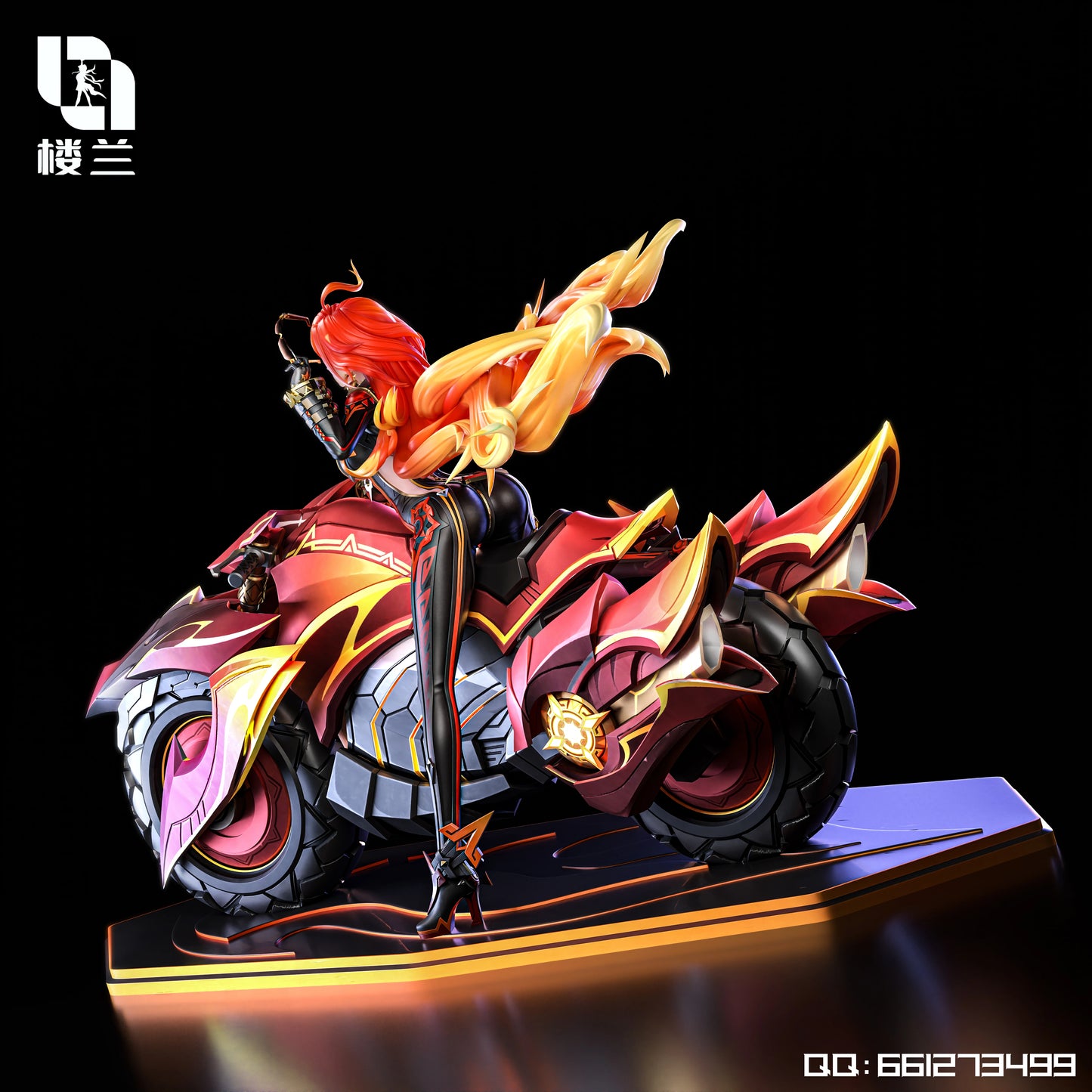Preventa Resina Mavuika Figura Genshin Impact Lou Lan Estudio