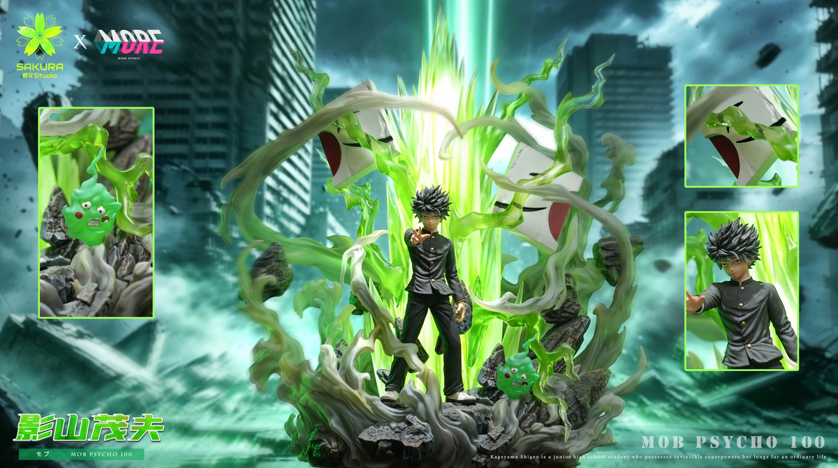 Preventa Resina Shigeo Kageyama Figura Mob Psycho 100 Sakura x More Estudio