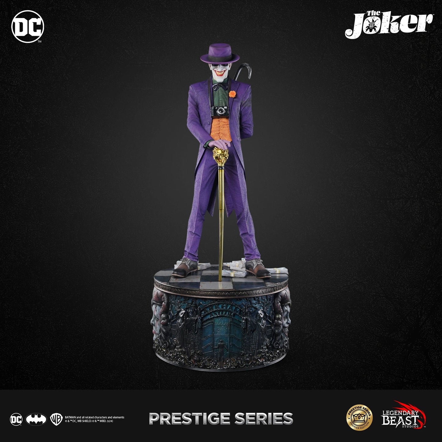 Preventa Resina Joker Figura DC Comics Legendary Beast (Licencia) Estudio