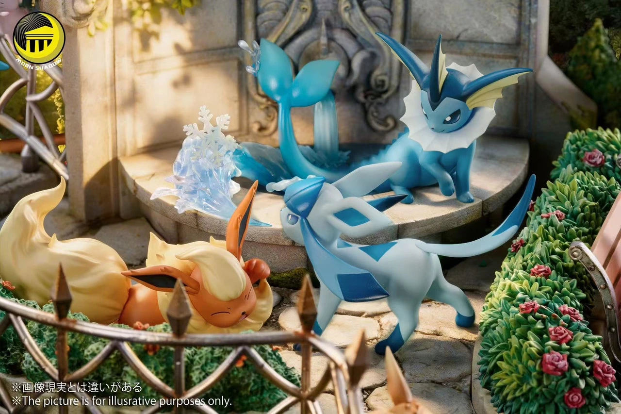 Preventa Resina Evee Evolution Figura Pokemón  Moon Shadow Estudio