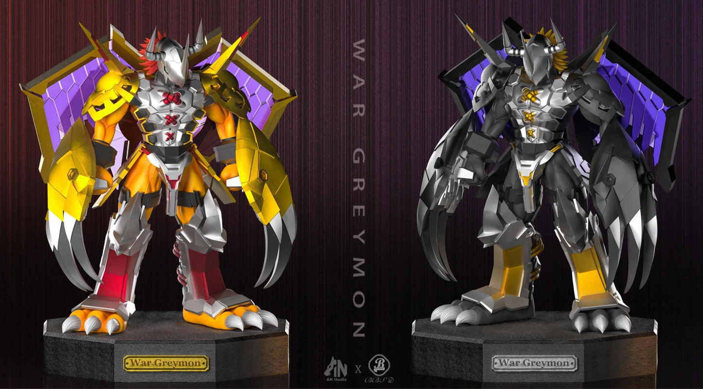 Preventa Resina War Greymon Figura Digimon Adventure AN & BBSD  Estudio