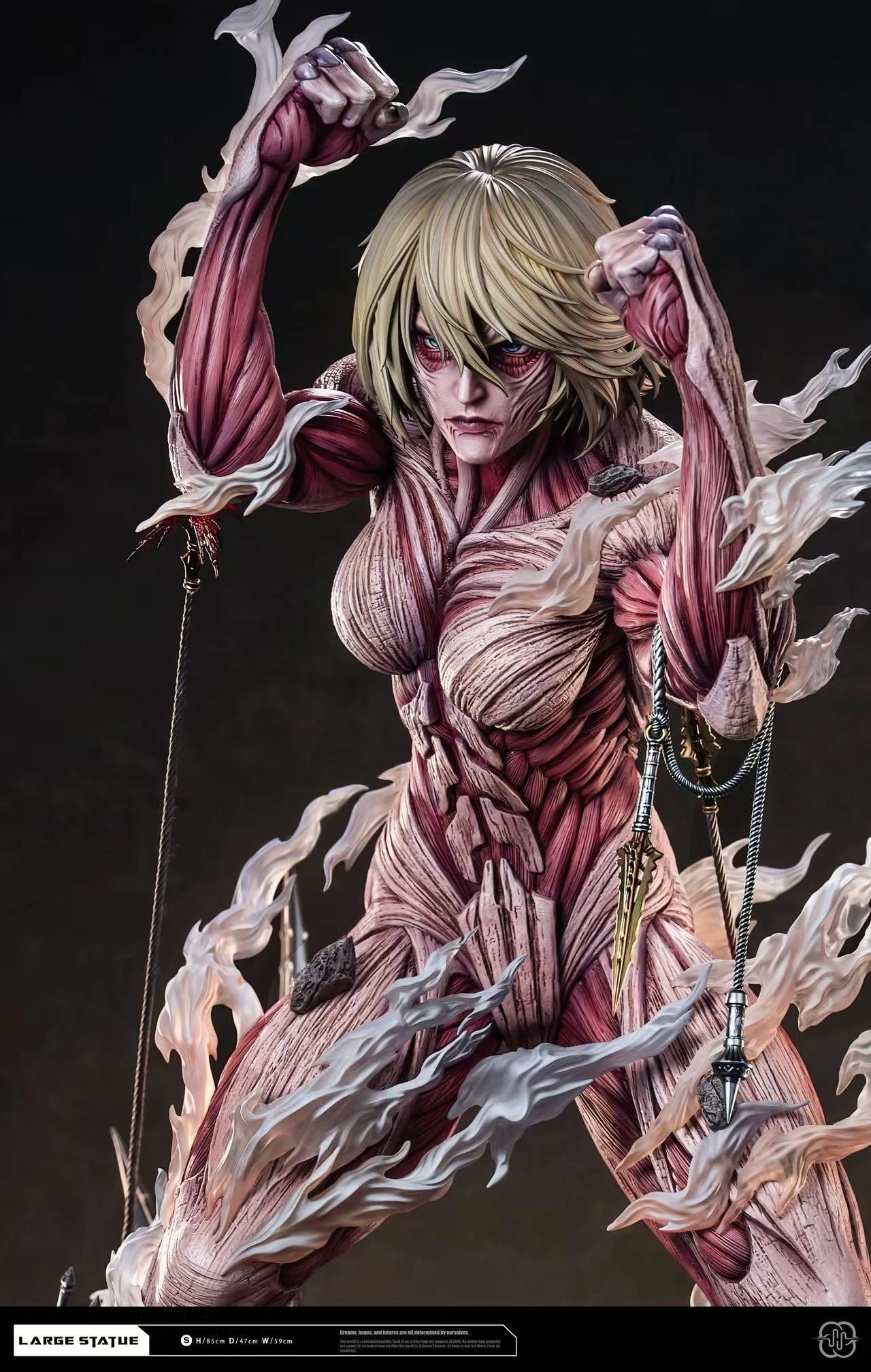 Preventa Resina Titan Femenino & Annie Leonhart Figura Attack On Titan Hertz  Estudio