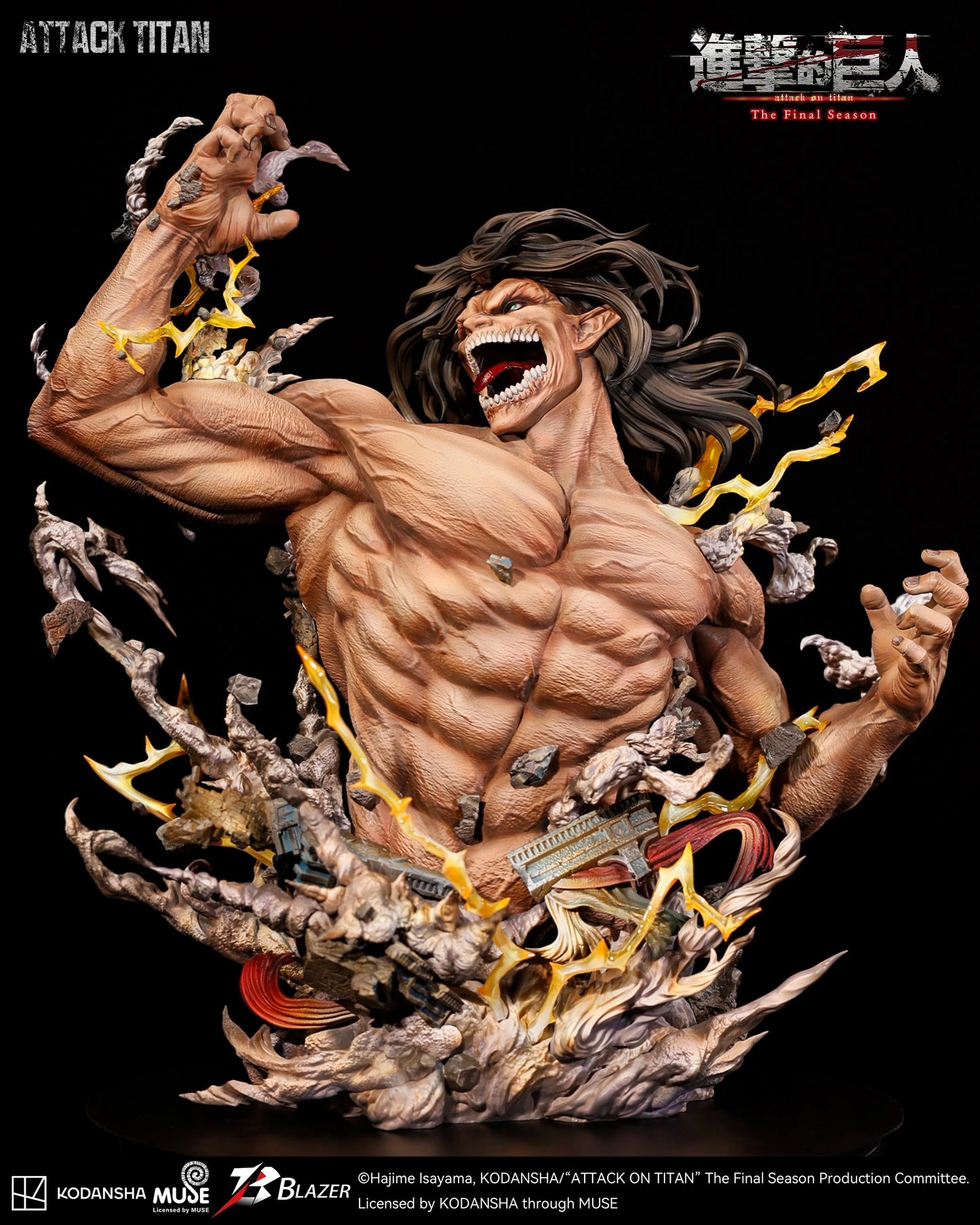 Preventa Resina Titan de Ataque Figura Attack On Titan Blazer Estudio