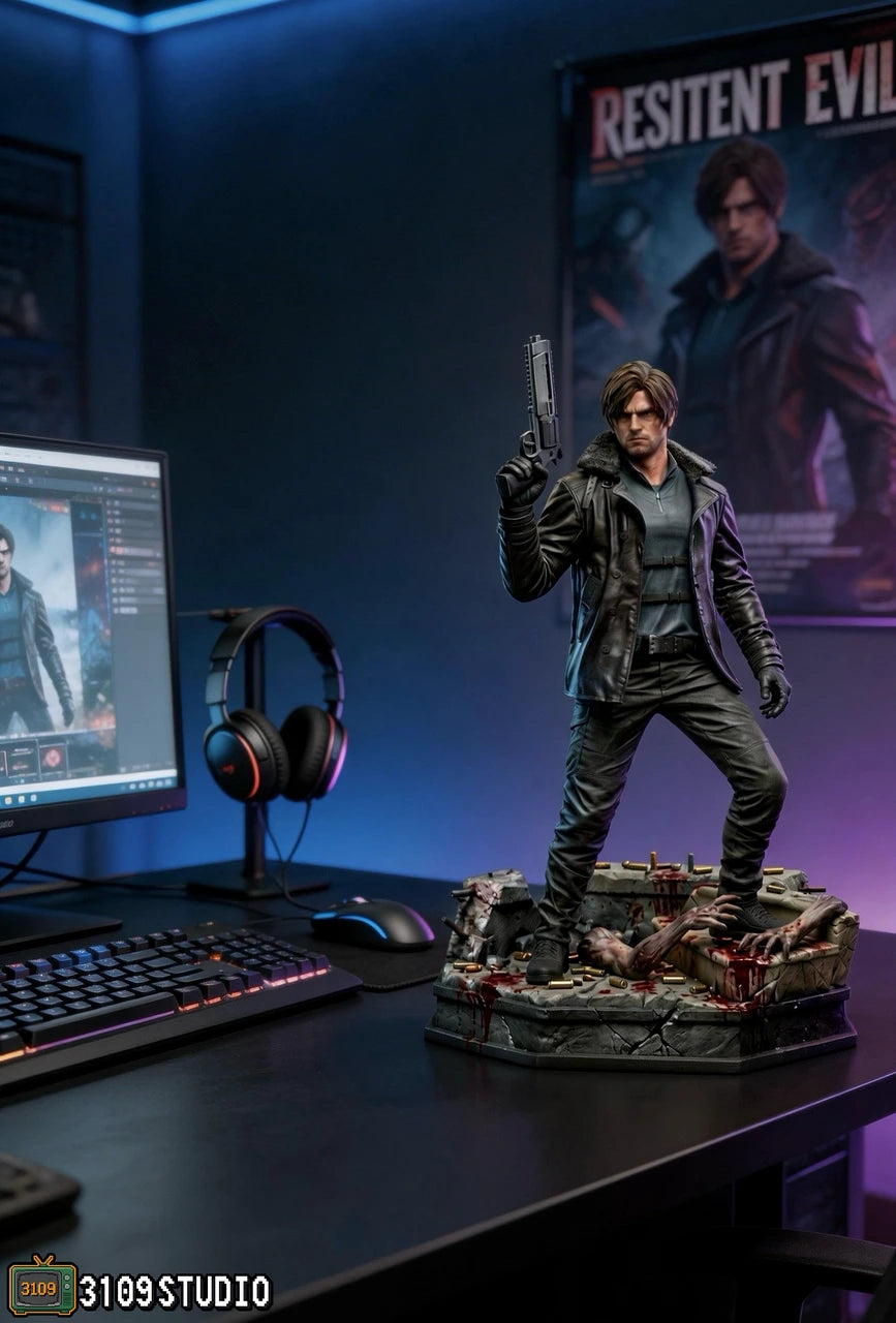 Preventa Resina Leon S. Kennedy Figura Resident Evil Requiem 3109 Estudio