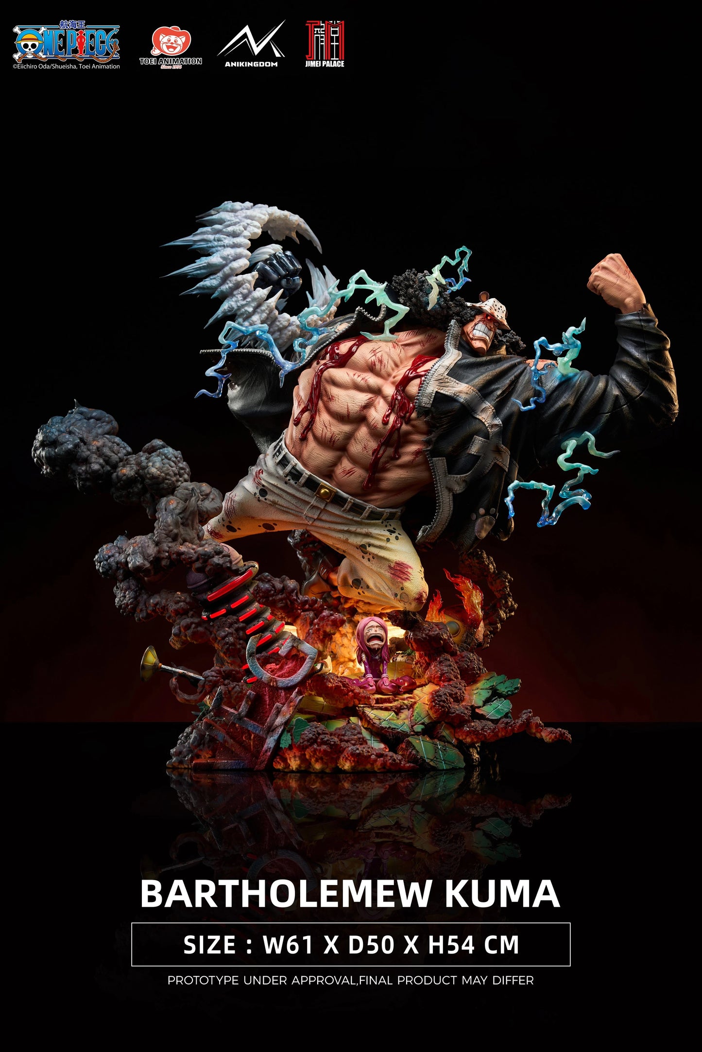 Preventa Resina Kuma Seraphim Figura One Piece ANIKINGDOM x Jimei Palace (Licencia) Estudio