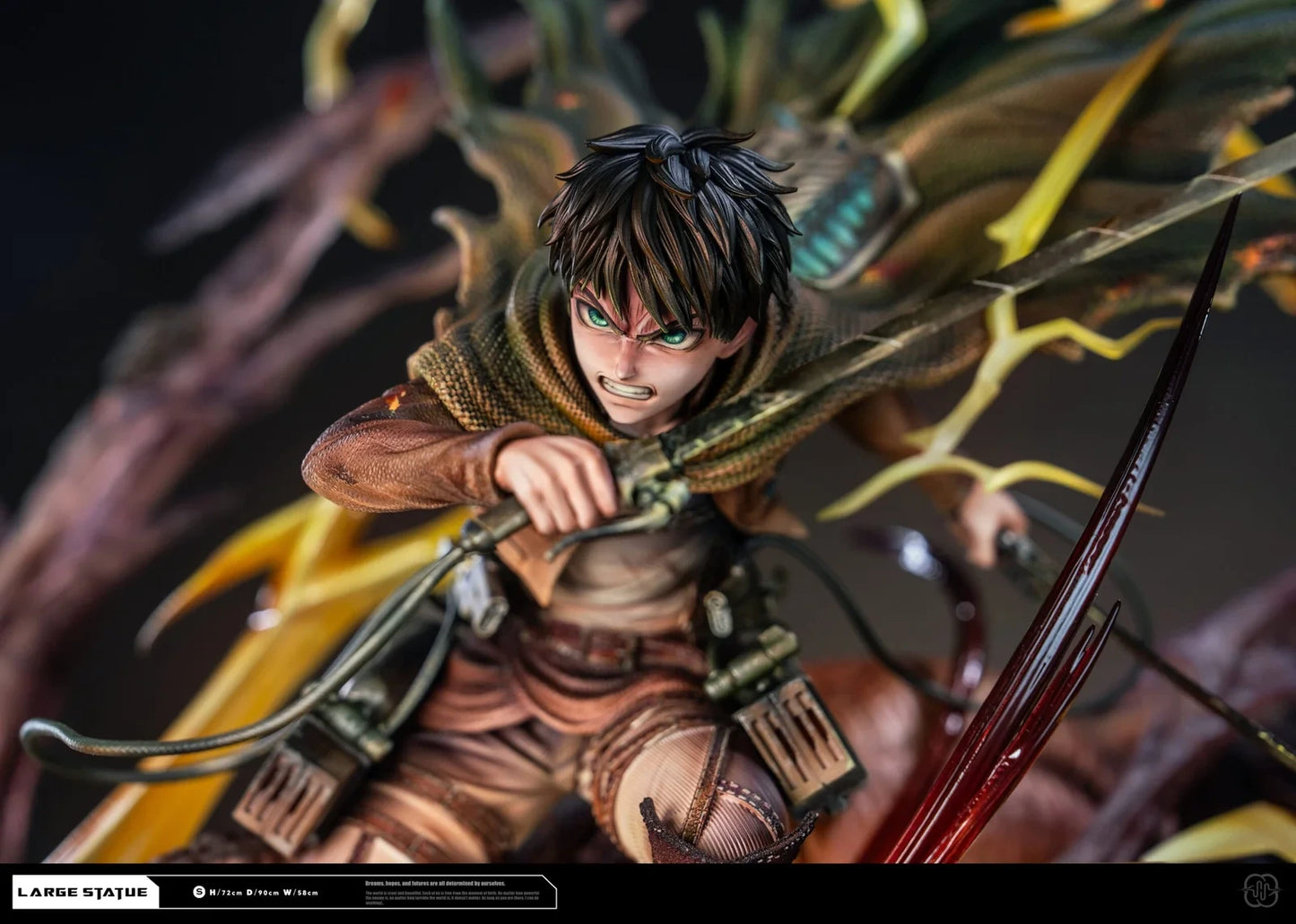 Preventa Resina Titan de Ataque & Titan Femenino Figura Attack On Titan  Hertz  Estudio