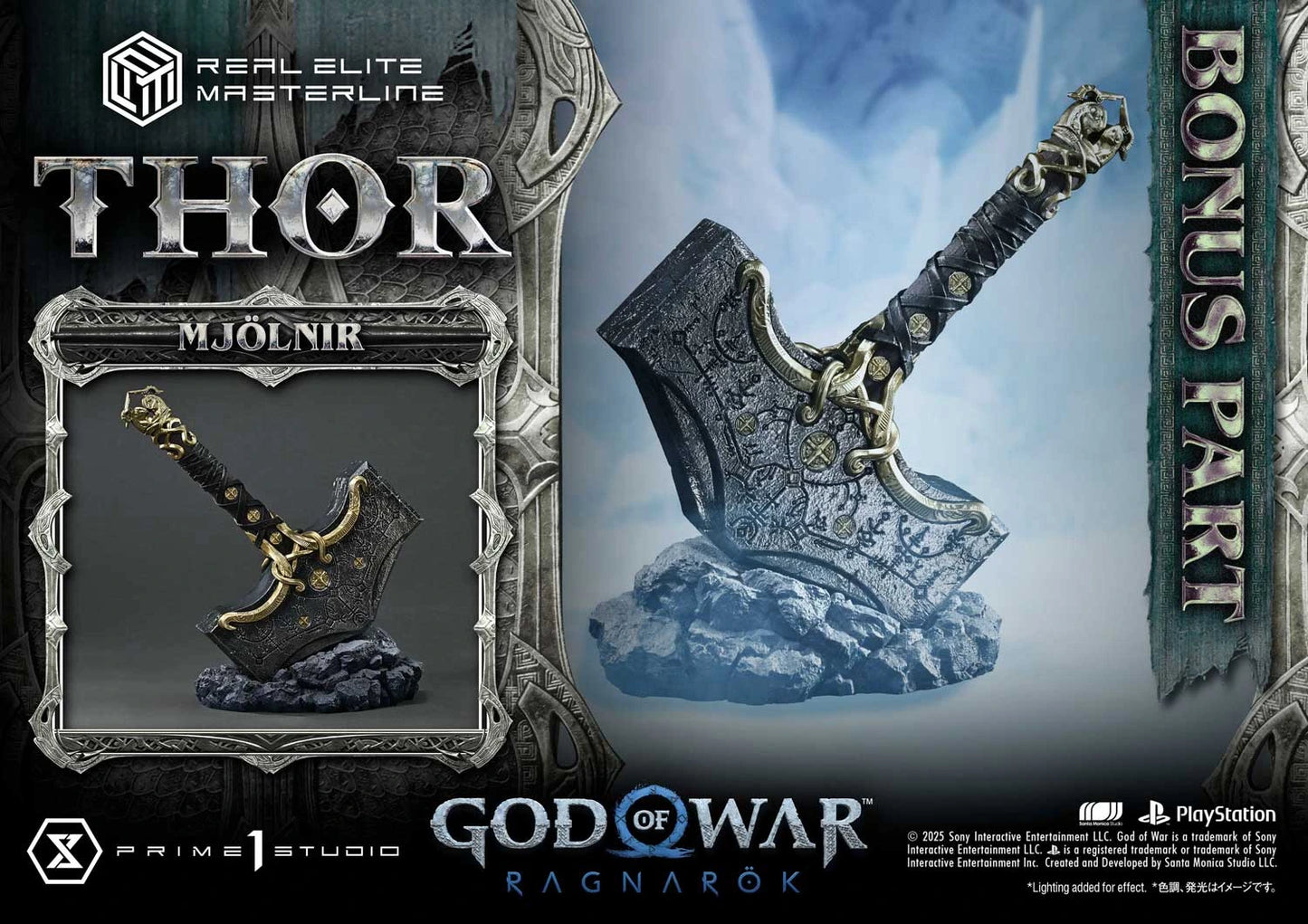 Preventa Resina Thor Deluxe Figura God of War: Ragnarok Prime 1 (Licencia) Estudio