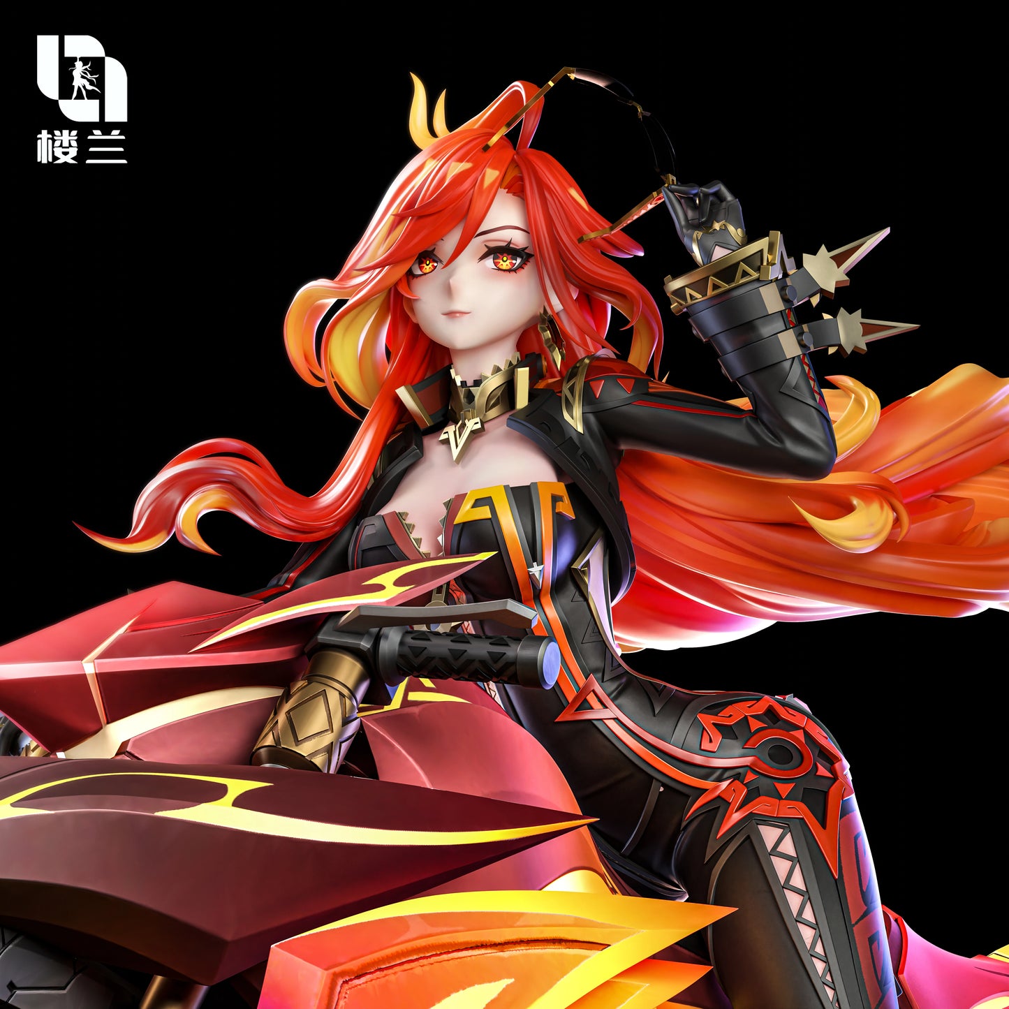 Preventa Resina Mavuika Figura Genshin Impact Lou Lan Estudio