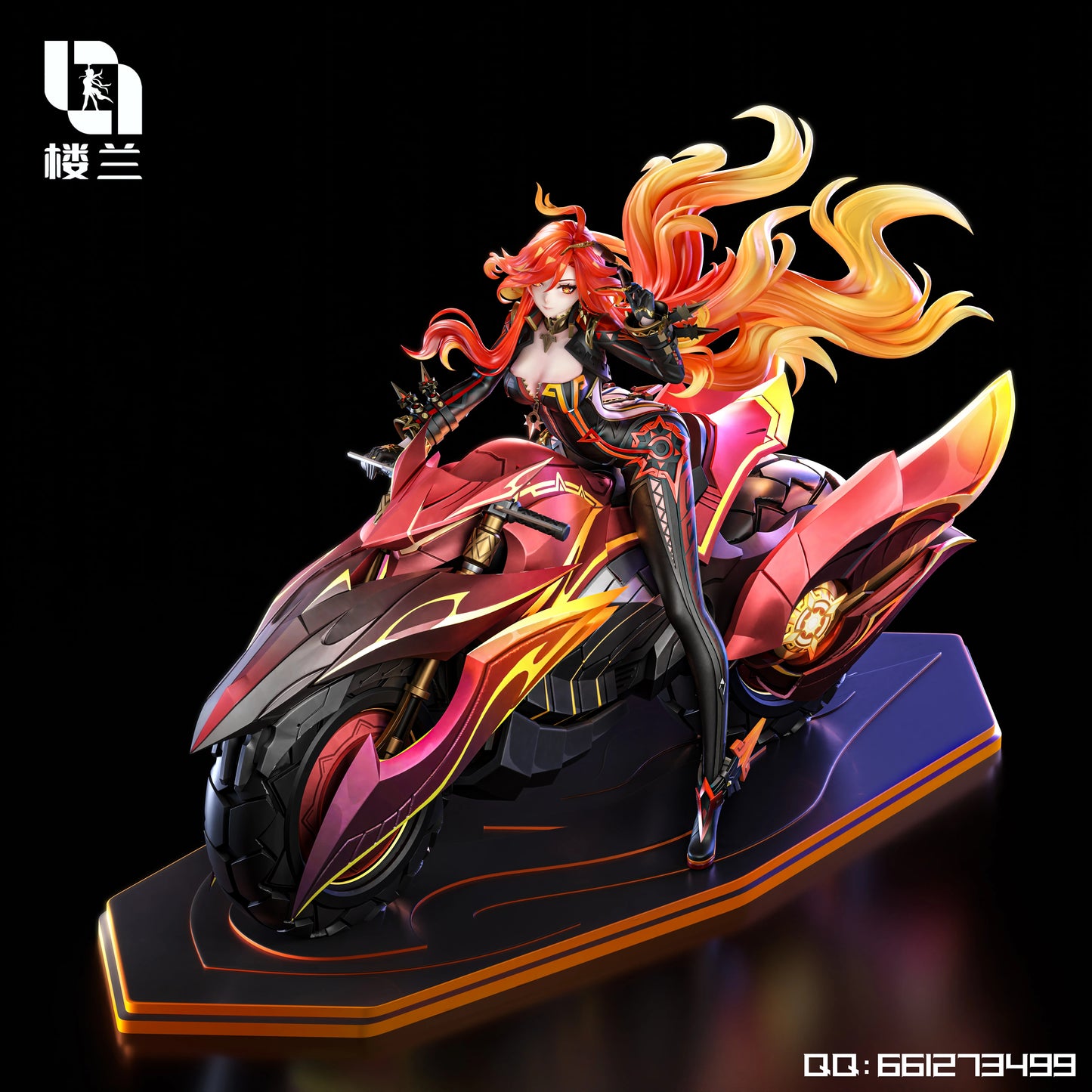 Preventa Resina Mavuika Figura Genshin Impact Lou Lan Estudio