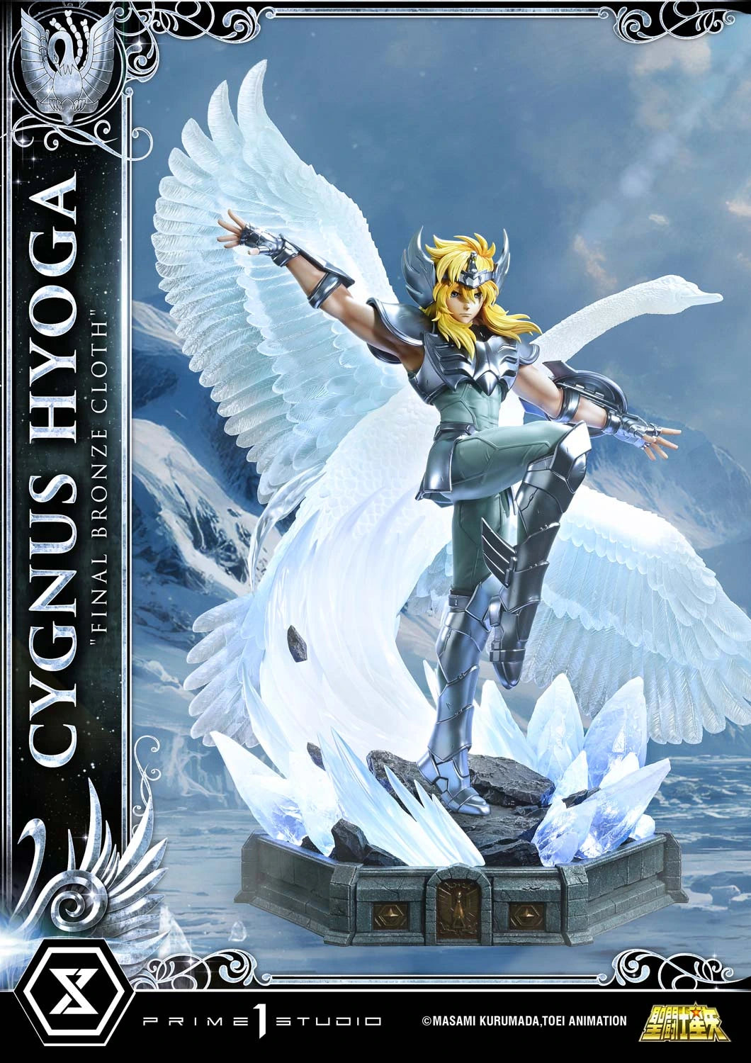 "Preventa Resina Hyōga de Cisne  Figura Caballeros del Zodiako Prime 1 (Licencia) Estudio"