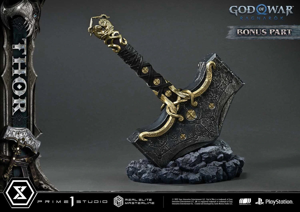 Preventa Resina Thor Deluxe Figura God of War: Ragnarok Prime 1 (Licencia) Estudio