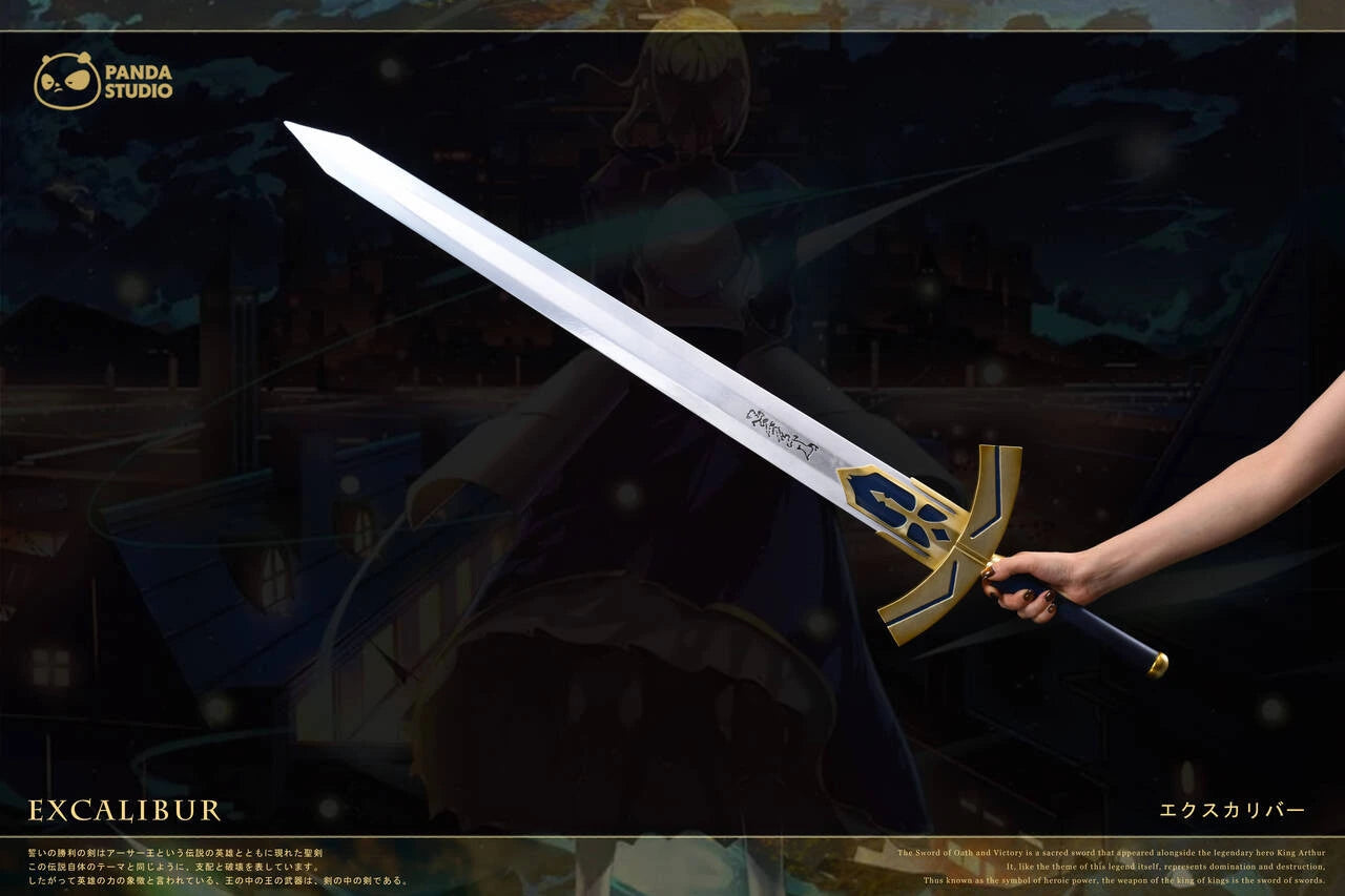 Preventa Resina Excalibur & Espada de la Ruptura Figura Fate/Stay Night Panda  Estudio