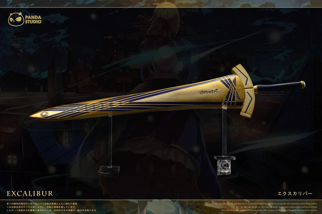 Preventa Resina Excalibur & Espada de la Ruptura Figura Fate/Stay Night Panda  Estudio