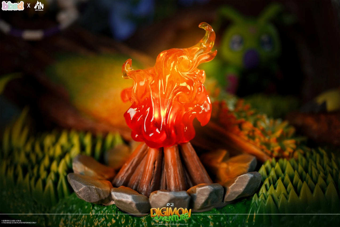 Preventa Resina Digimon segunda generación Figura Digimon AN Estudio